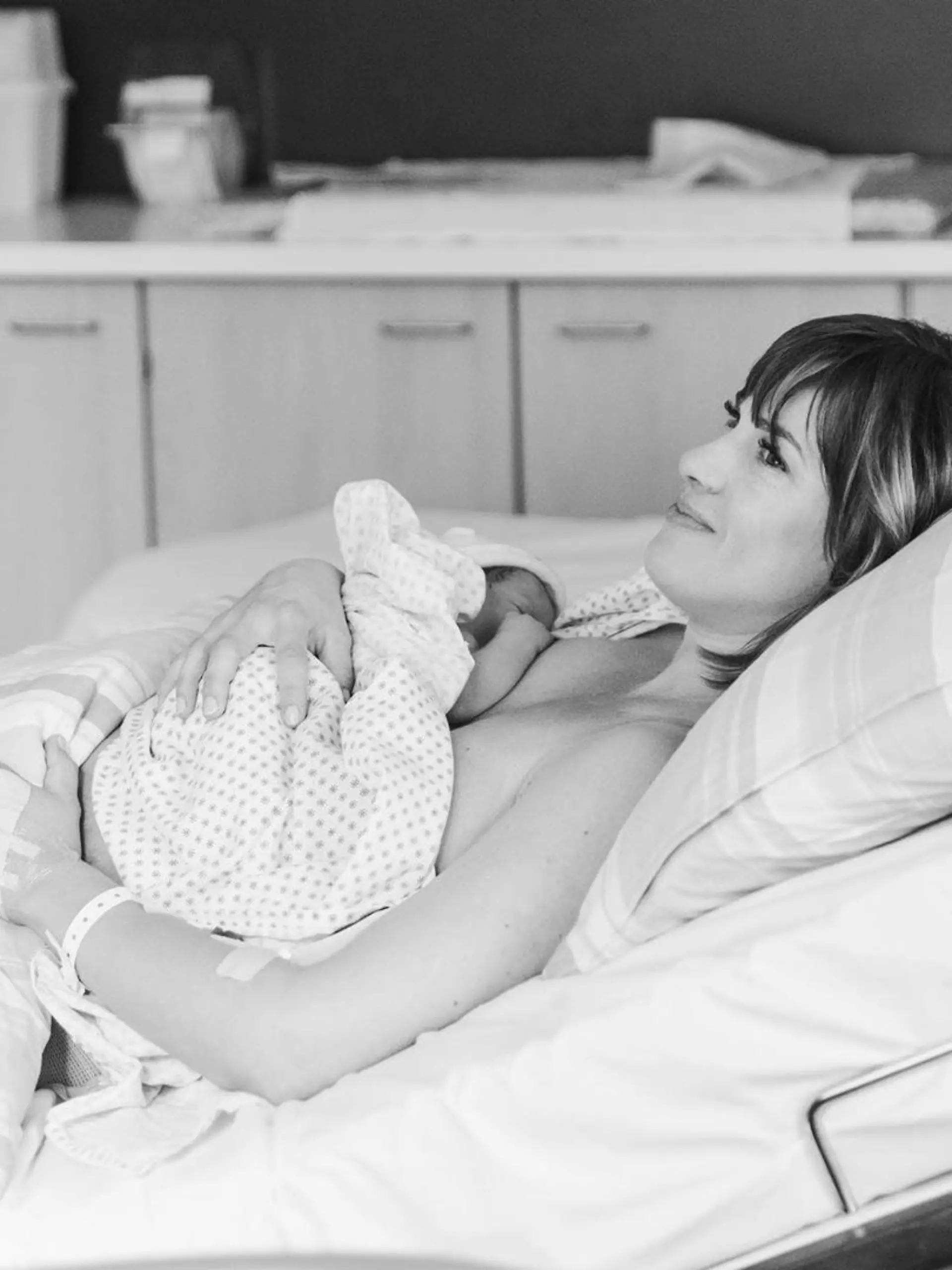 Isabell Horn mit Baby Fritz