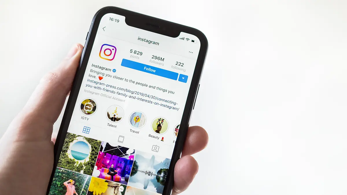 Instagram-Seite