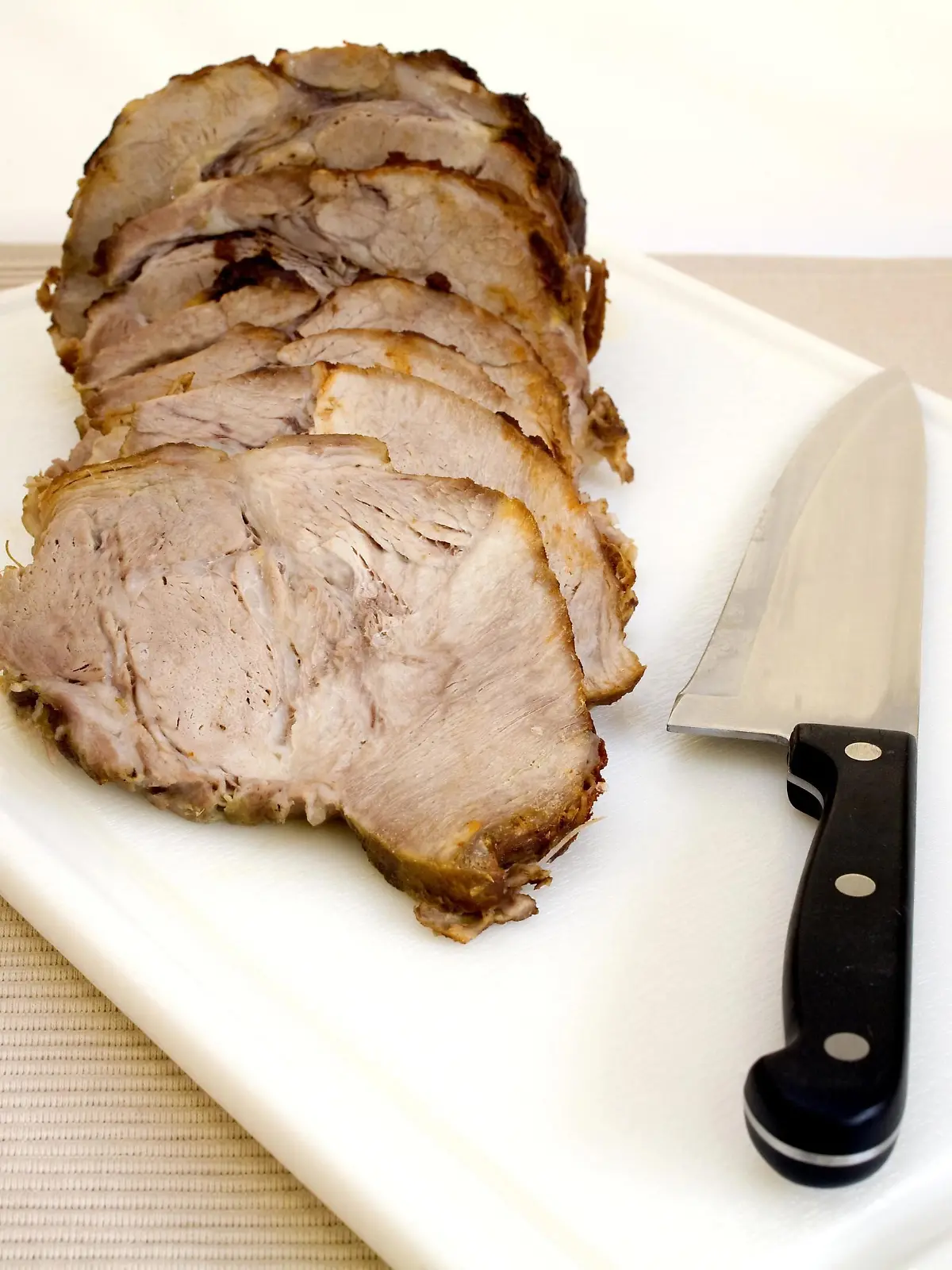 geschnittener Schweinebraten