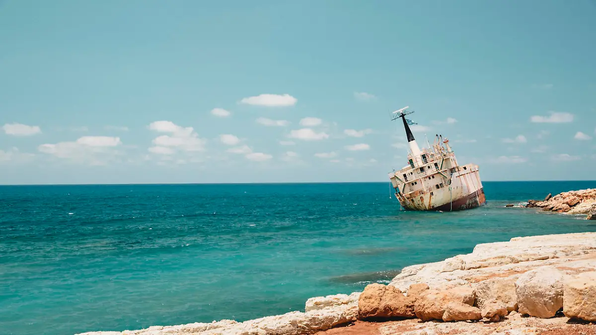 Das Frachtschiff EDRO III..