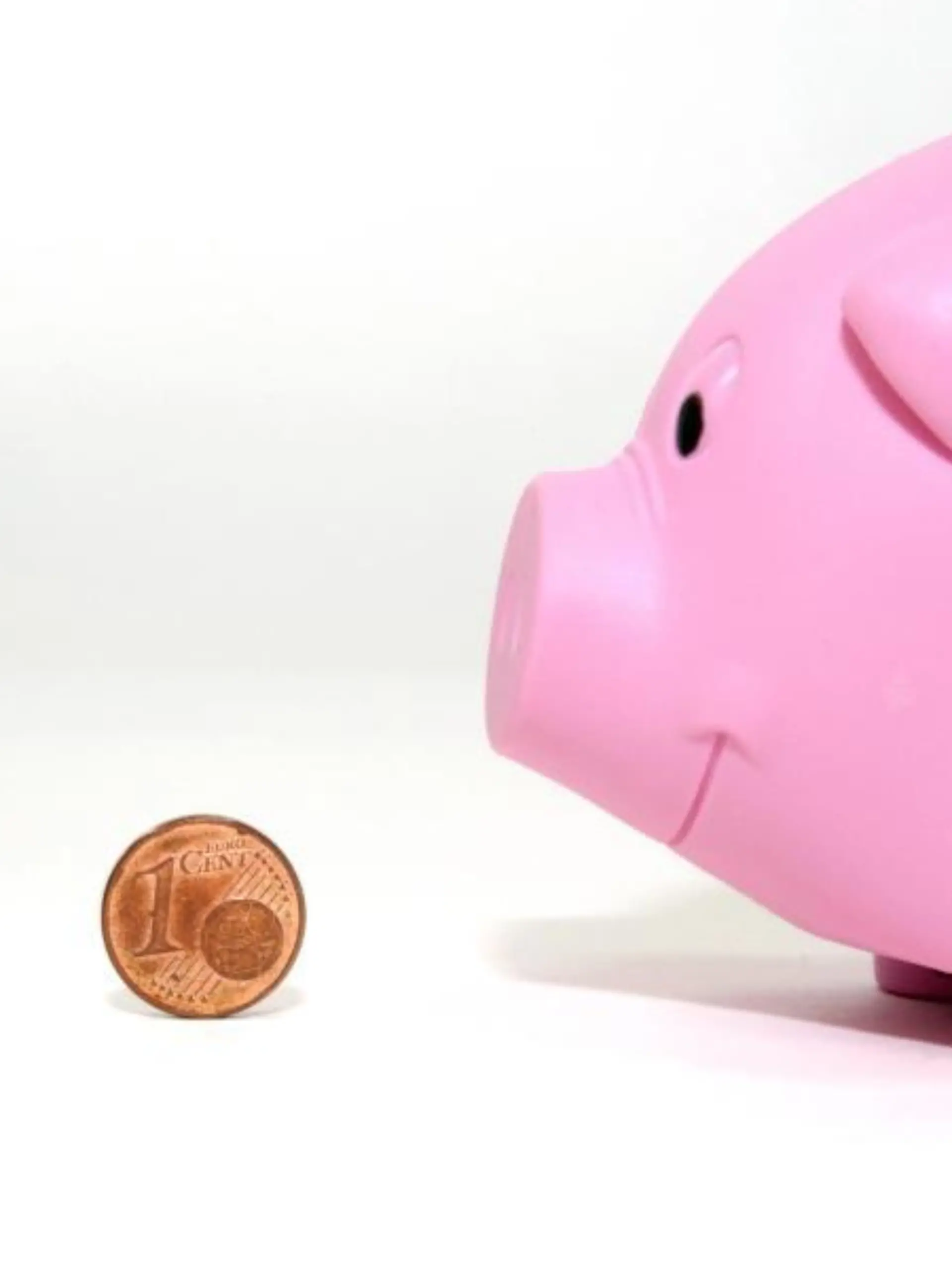 Ebbe im Sparschwein