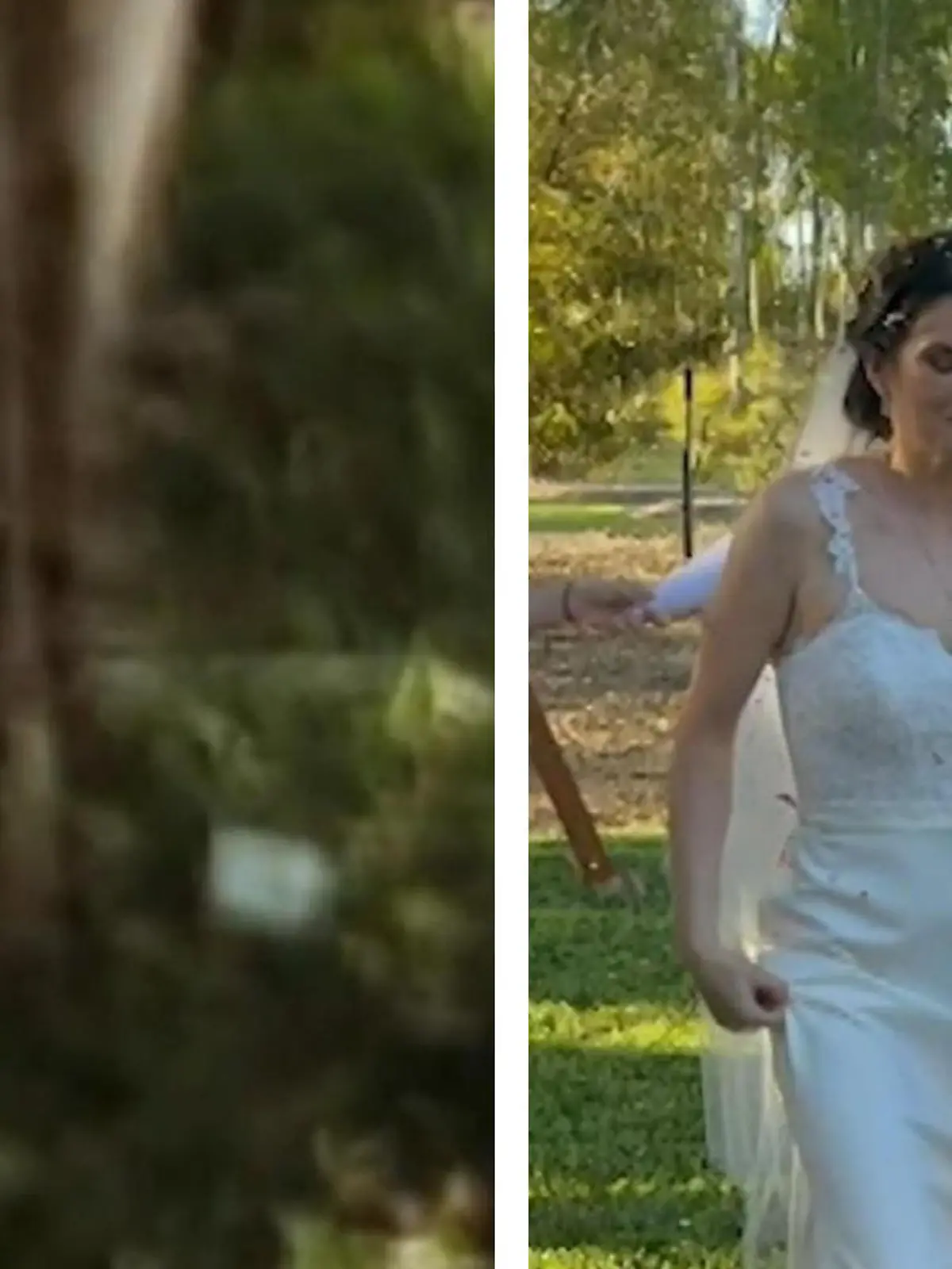 Als dieses Paar nach der Hochzeit die Bilder anschaut, können sie ihren Augen kaum glauben. Ist der Schatten etwa ihre verstorbene Tochter?