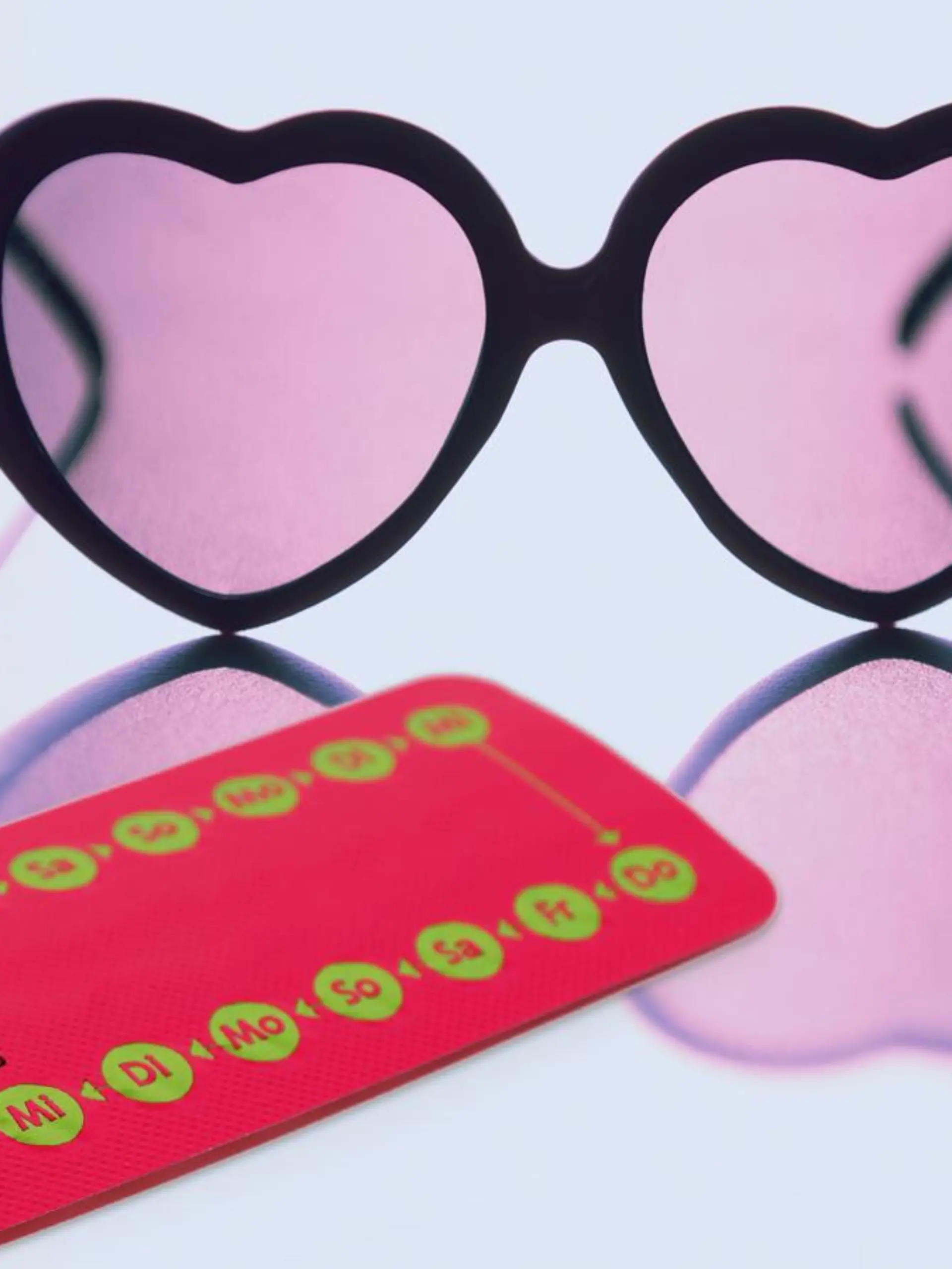 Rosarote Brille durch Pille?