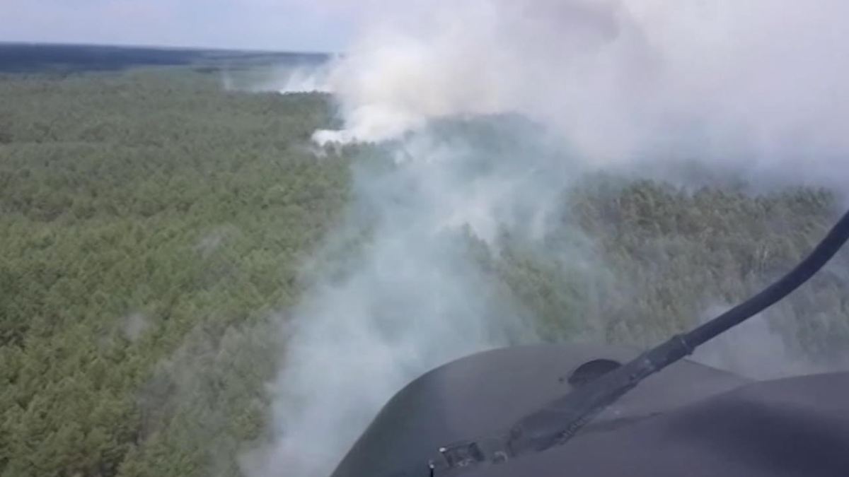Das ganze Brand-Ausmaß aus der Luft