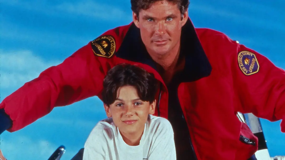 Baywatch: Nightmare Bay, aka: Baywatch - Die Rettungsschwimmer von Malibu, Fernsehfilm, USA 1991, Regie: Gregory J. Bonann, Darsteller: Jeremy Jackson, David Hasselhoff Copyright: IFTN UnitedArchives12300

Baywatch Nightmare Bay aka Baywatch the Rescue swimmers from Malibu TV film USA 1991 Director Gregory J  Cast Jeremy Jackson David Hasselhoff Copyright  UnitedArchives12300  