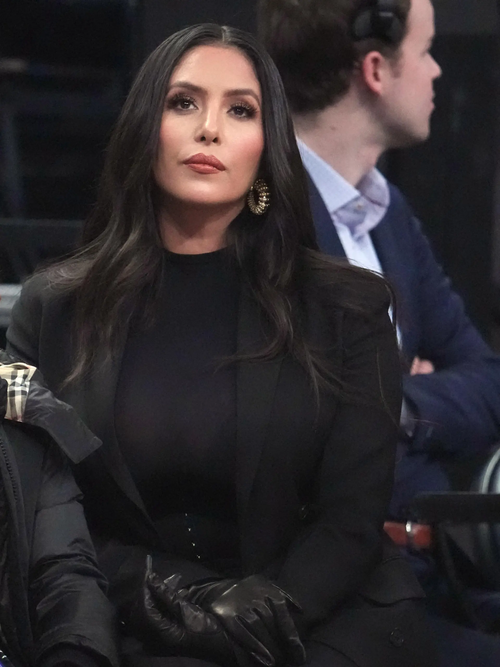 Feb 19, 2023; Salt Lake City, UT, USA; Vanessa Bryant in attendance in the 2023 NBA All-Star Game at Vivint Arena. Mandatory Credit: Kyle Terada-USA TODAY Sports