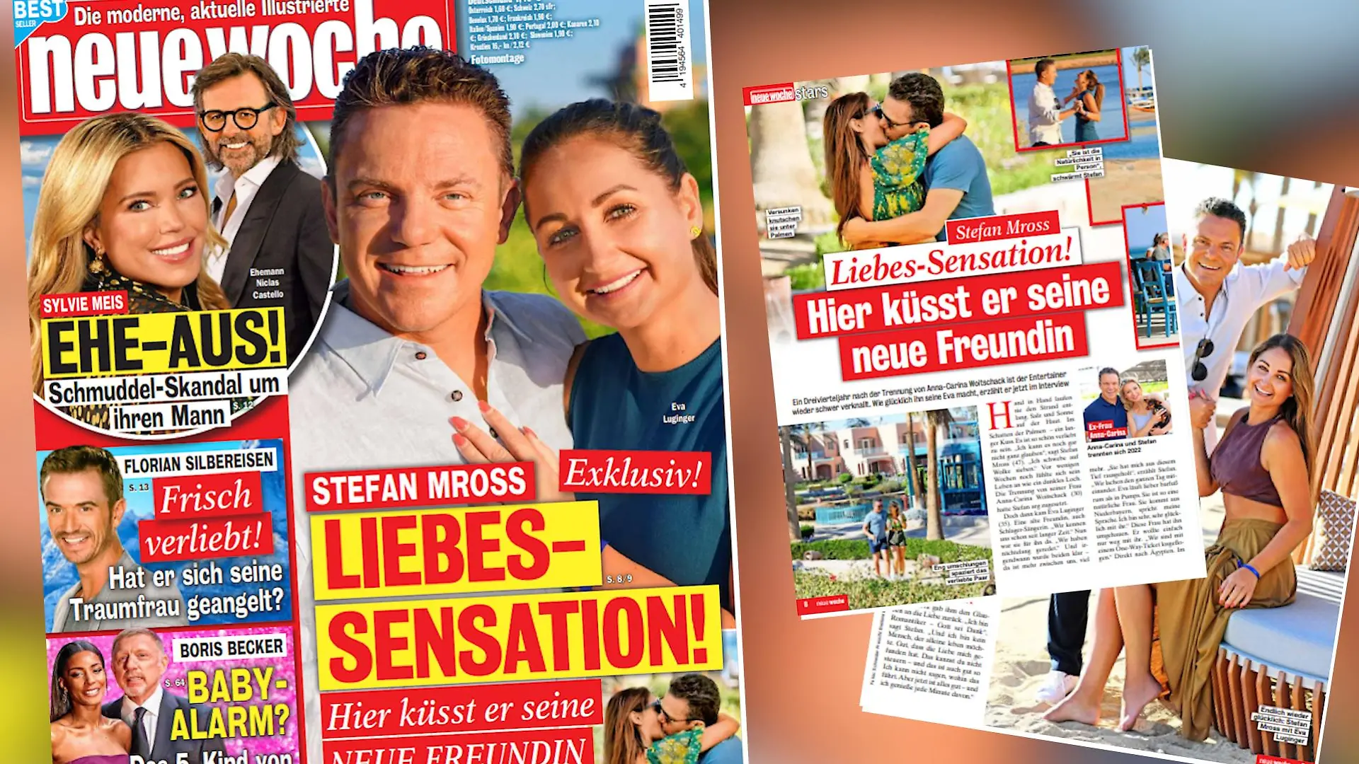 Stefan Mross und Eva Luginger sind ein Paar - das zeigen sie jetzt ganz offen