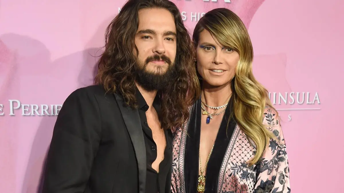 AmfAR couture cocktail dinner juillet 2019. Tom Kaulitz. Heidi Klum. 242365 2019-06-30 Paris France PUBLICATIONxINxGERxAUTxONLY Copyright: xSergexArnalx/xStarfacex STAR_242365_009  