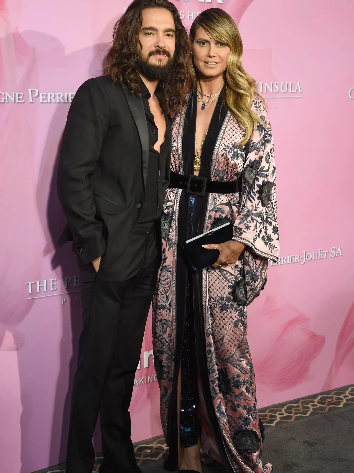 AmfAR couture cocktail dinner juillet 2019. Tom Kaulitz. Heidi Klum. 242365 2019-06-30 Paris France PUBLICATIONxINxGERxAUTxONLY Copyright: xSergexArnalx/xStarfacex STAR_242365_009  
