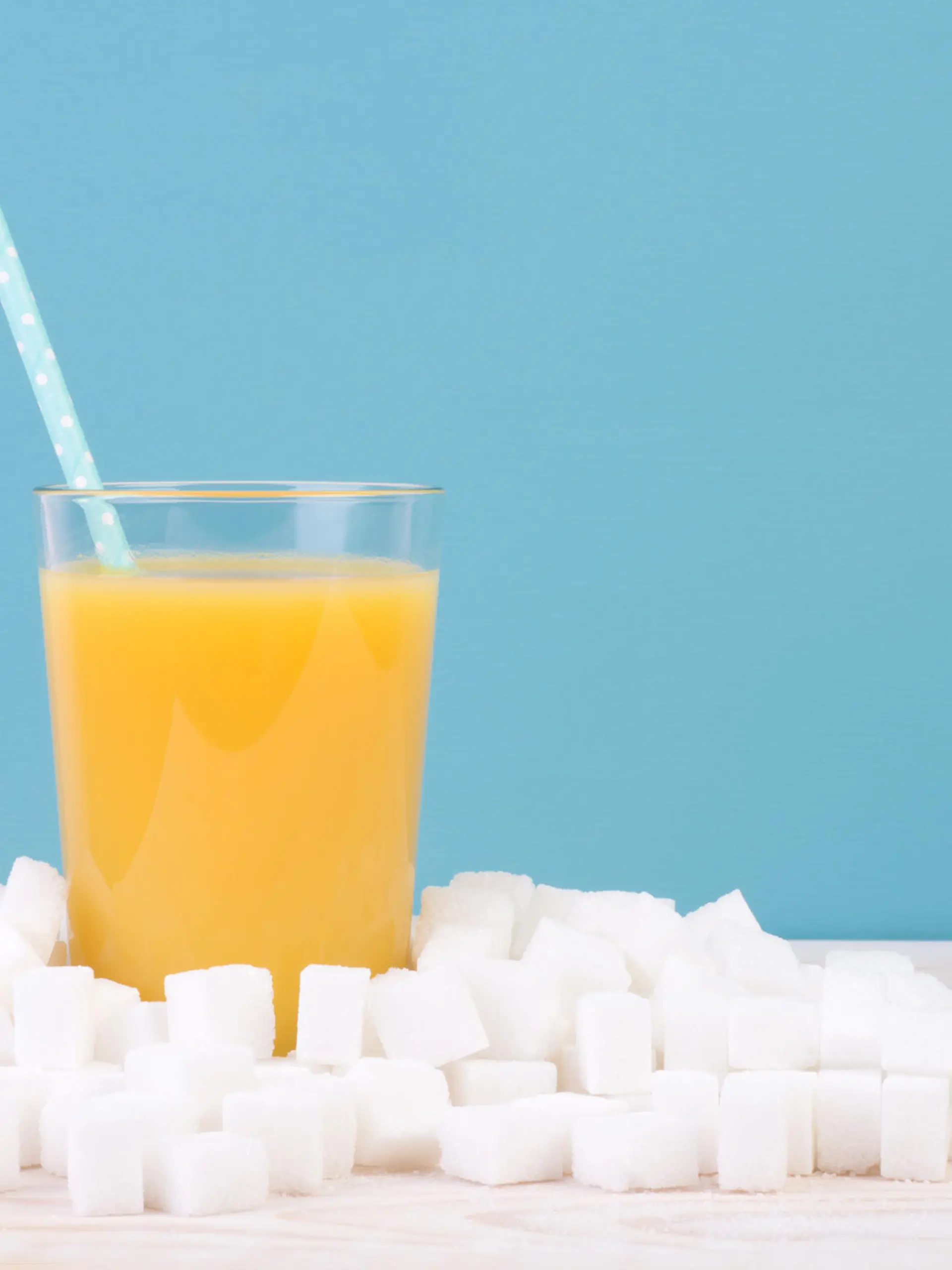 Saft enthält zu viel Zucker