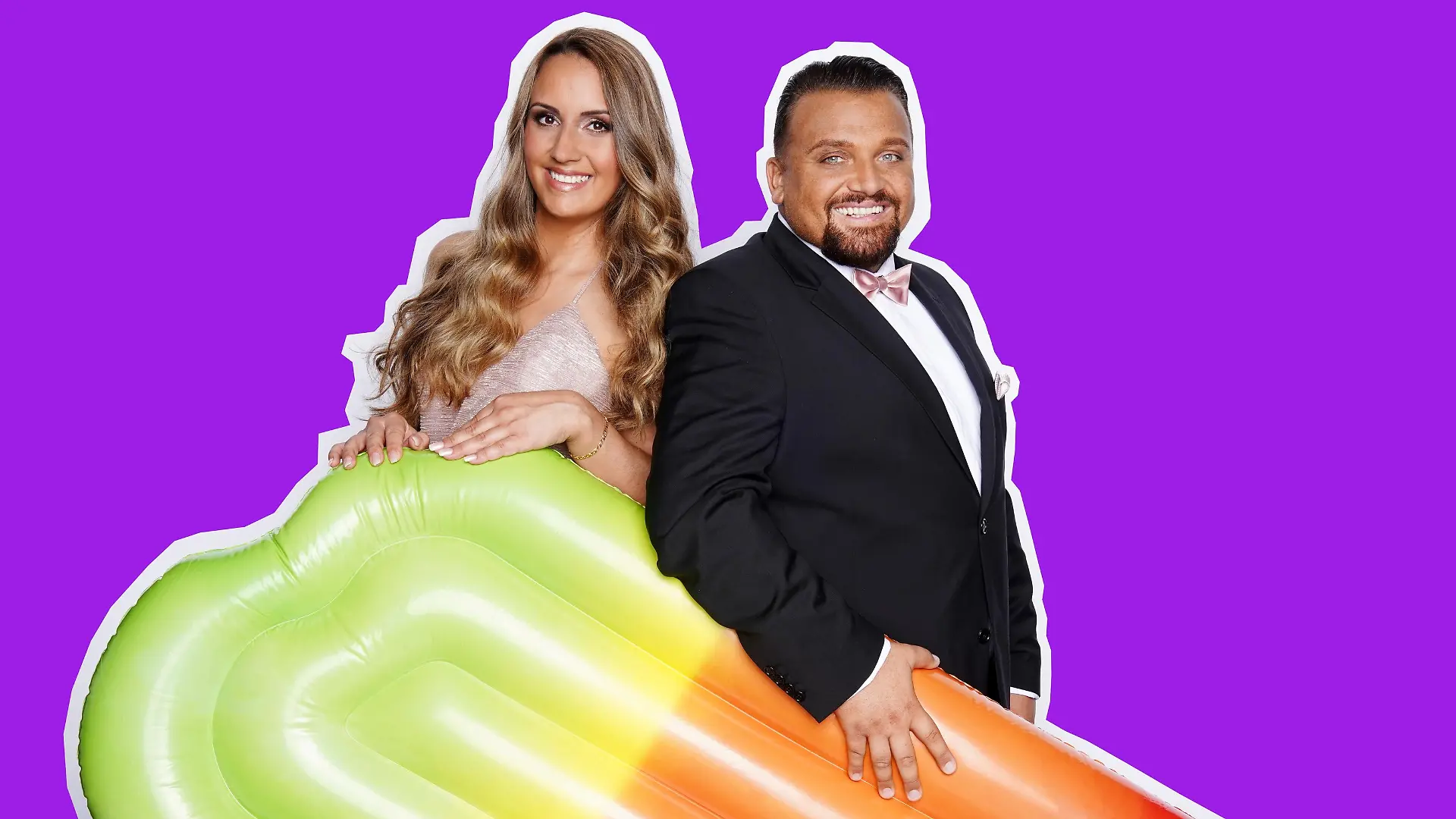 Musiker Menowin Fröhlich (31, DSDS) und Senay Ak (28).