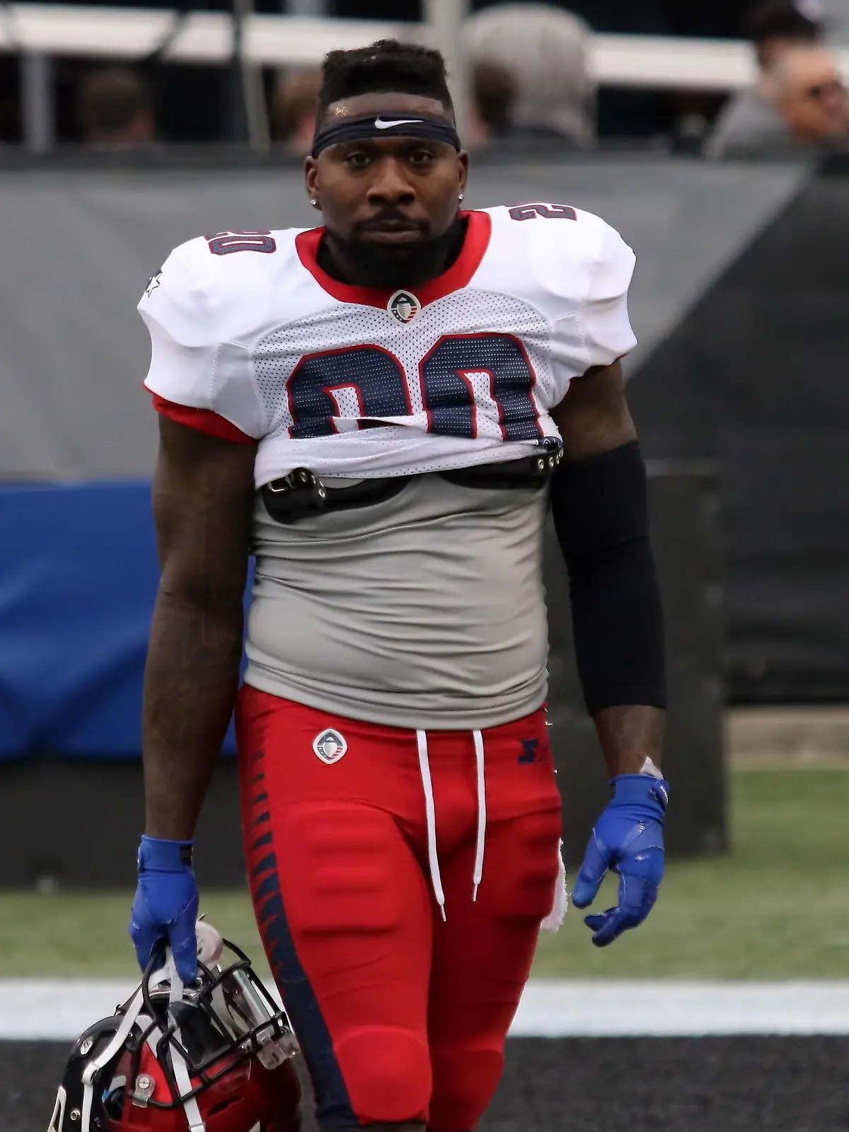 BIRMINGHAM, AL - FEBRUARY 10: Memphis Express running back Zac Stacy (20) before the game between the Birmingham Iron and the Memphis Express at on February 10, 2019 at Legion Field in Birmingham, Alabama. (Photo by Michael Wade/Icon Sportswire) AAF: FEB 10 Memphis Express at Birmingham Iron PUBLICATIONxINxGERxSUIxAUTxHUNxRUSxSWExNORxDENxONLY Icon02101947  
