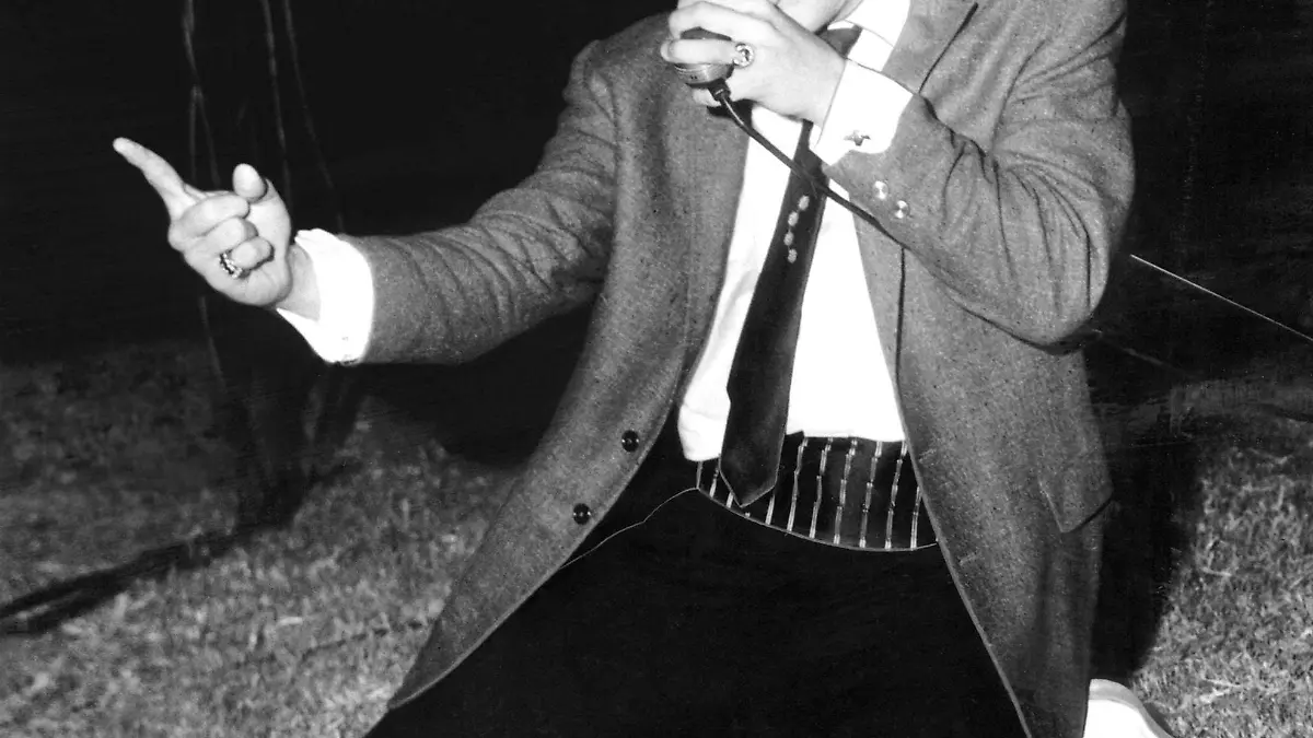 Elvis Presley im "Cotton Bowl", Dallas.