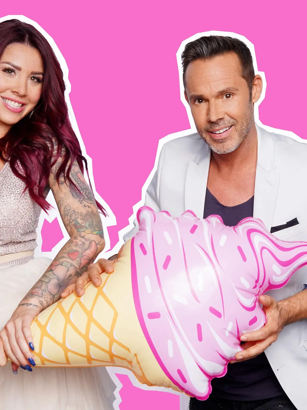 Ex-Caught-in-the-Act-Sänger und Musiker Benjamin Boyce (50) und Model Kate Merlan (32).