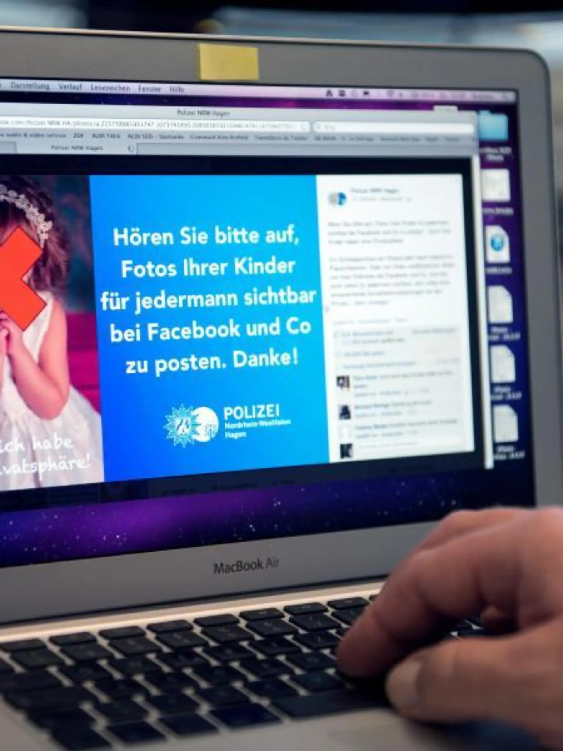 Kinderbilder im Netz