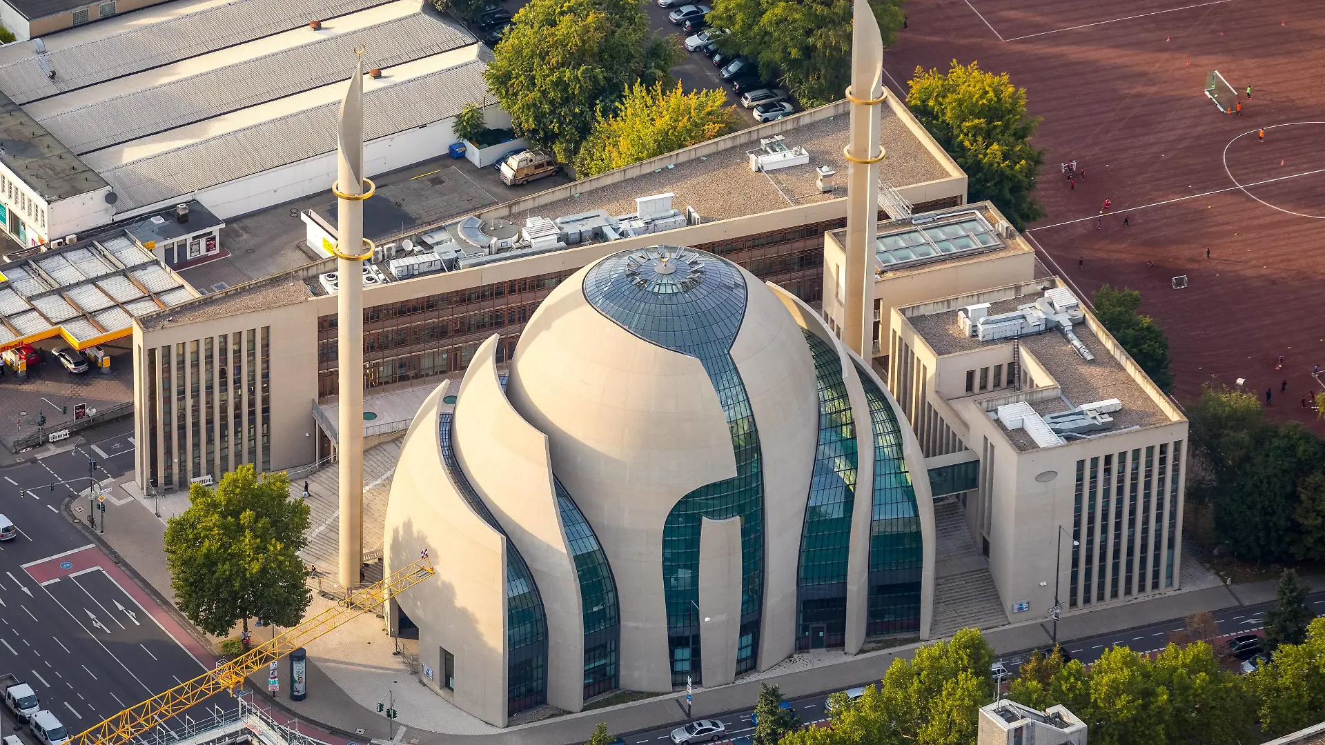 DITIB-Zentralmoschee Köln, Moschee, an der Fuchsstraße Innere Kanalstraße, Moslemisches Gotteshaus , Köln, Rheinland, Nordrhein-Westfalen, Deutschland !ACHTUNGxMINDESTHONORARx60xEURO! *** DITIB Central Mosque Cologne Mosque to the internal Canal Street Muslim God\u0026 39;s house Cologne Rhineland North Rhine Westphalia Germany ACHTUNGxMINDESTHONORARx60xEURO