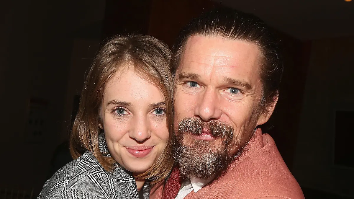 Maya Hawke und Ethan Hawke am 24. Januar 2019 in New York City