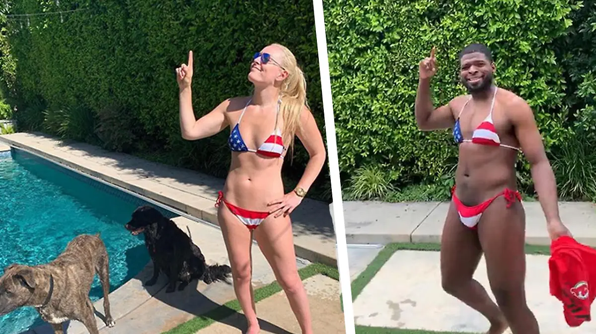 Lindsey Vonn und ihr "verrückter" Freund posen im Bikini (Instagram/@lindseyvonn)