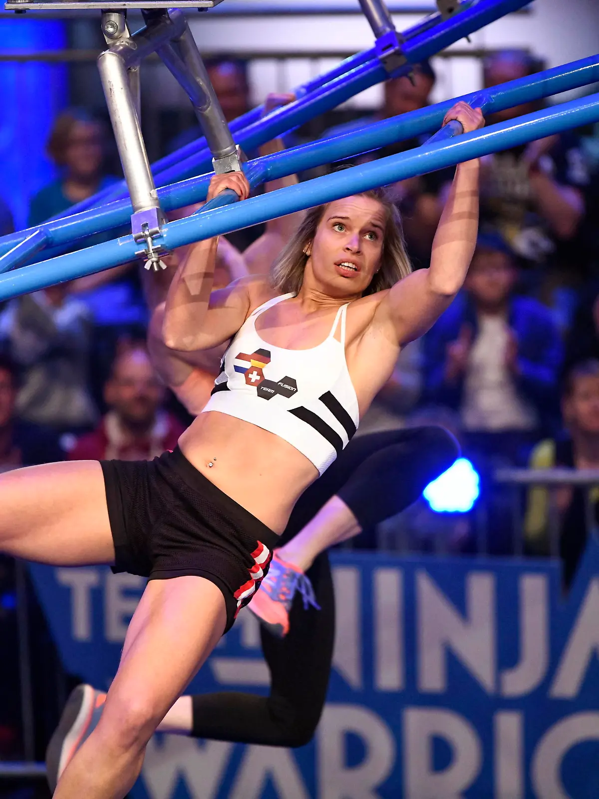 BU: Astrid Sibon (vorne) aus dem Team "Fusion" tritt in der Vorrunde gegen Carolin Hingst aus dem Team "Sporthelden" an.
BB: Zweite Staffel, Foto: TVNOW / Markus Hertrich, Vorrunde, AZ 03.05.2019, AZ 04, AZ04