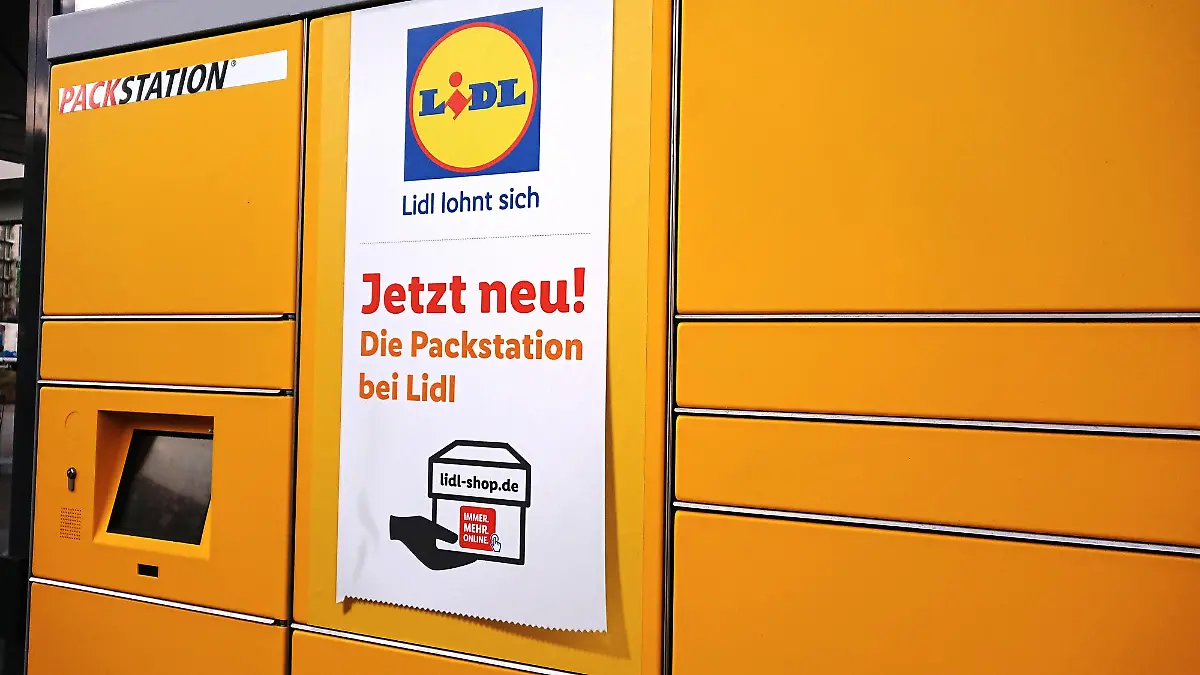 DHL Packstation an Lidl Filiale