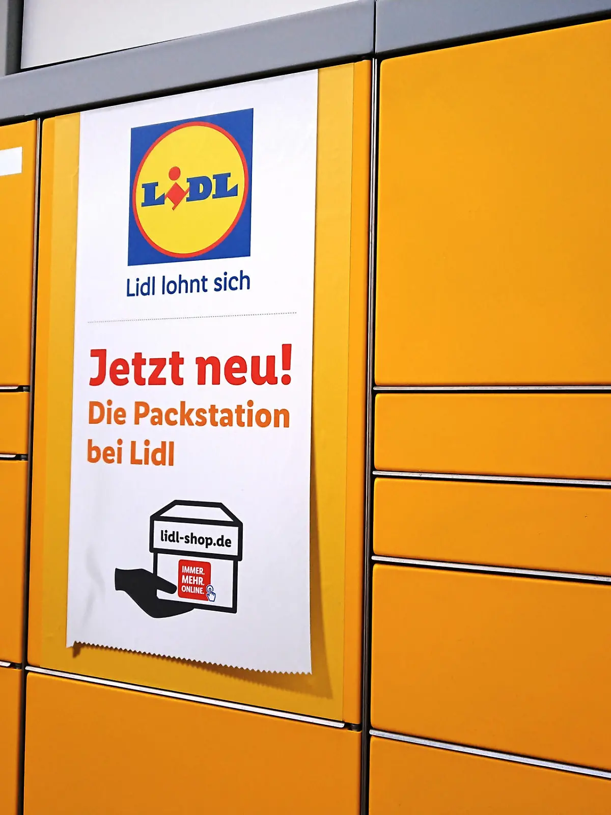 DHL Packstation an Lidl Filiale