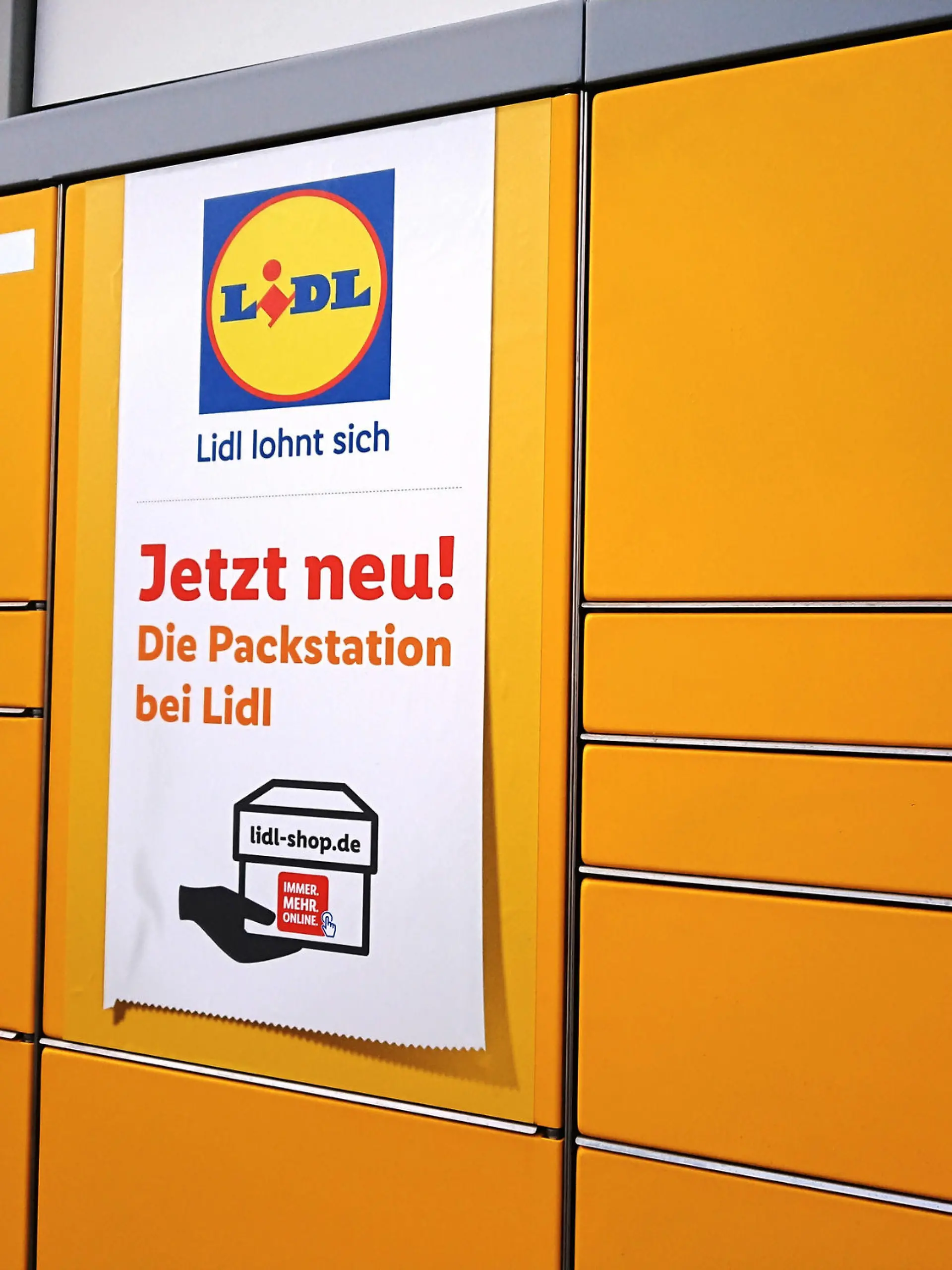 DHL Packstation an Lidl Filiale