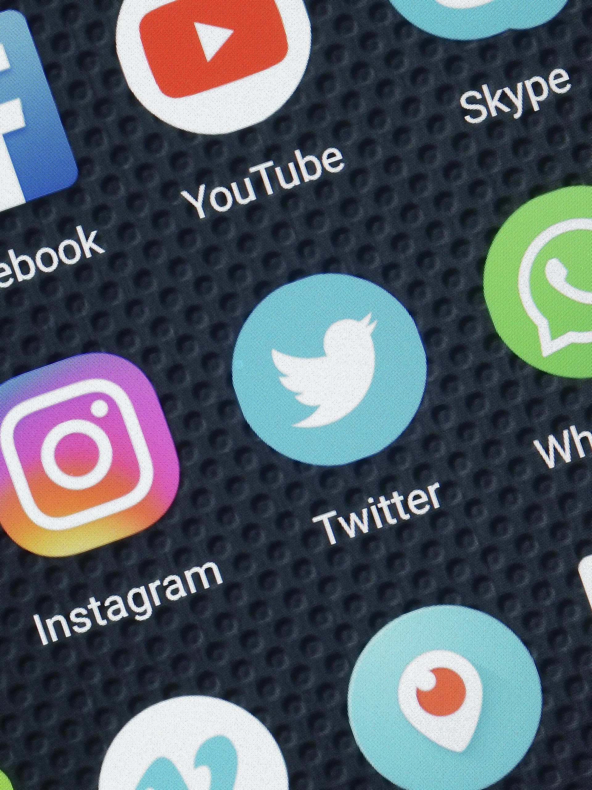 Social Media Apps auf einem Smartphone, Nahaufnahme *** Social media apps on a smartphone close-up Copyright: imageBROKER/SimonxBelcher ibldig04684551.jpg Bitte beachten Sie die gesetzlichen Bestimmungen des deutschen Urheberrechtes hinsichtlich der Namensnennung des Fotografen im direkten Umfeld der Veröffentlichung!