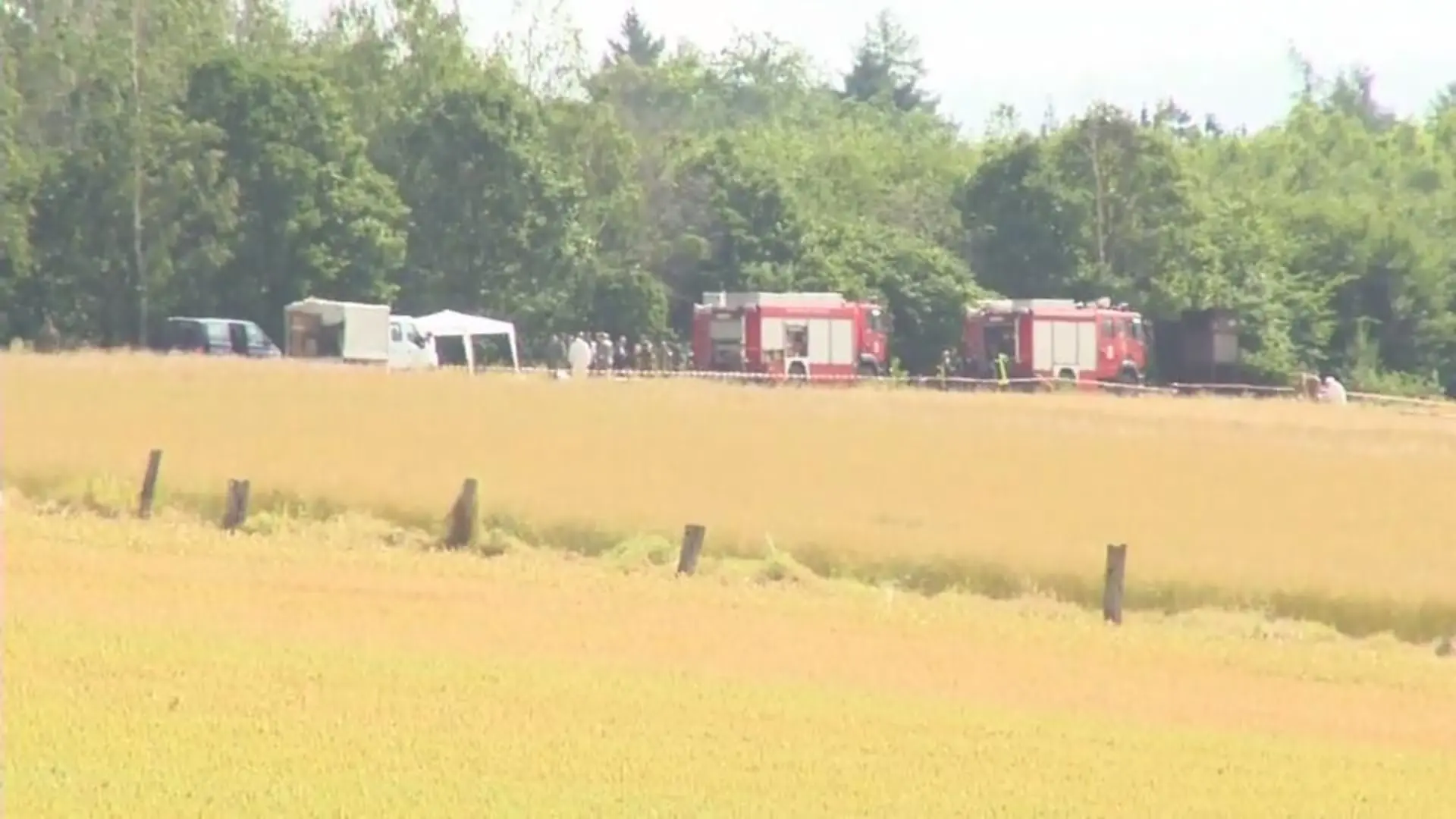 Wrackteile werden sichergestellt 