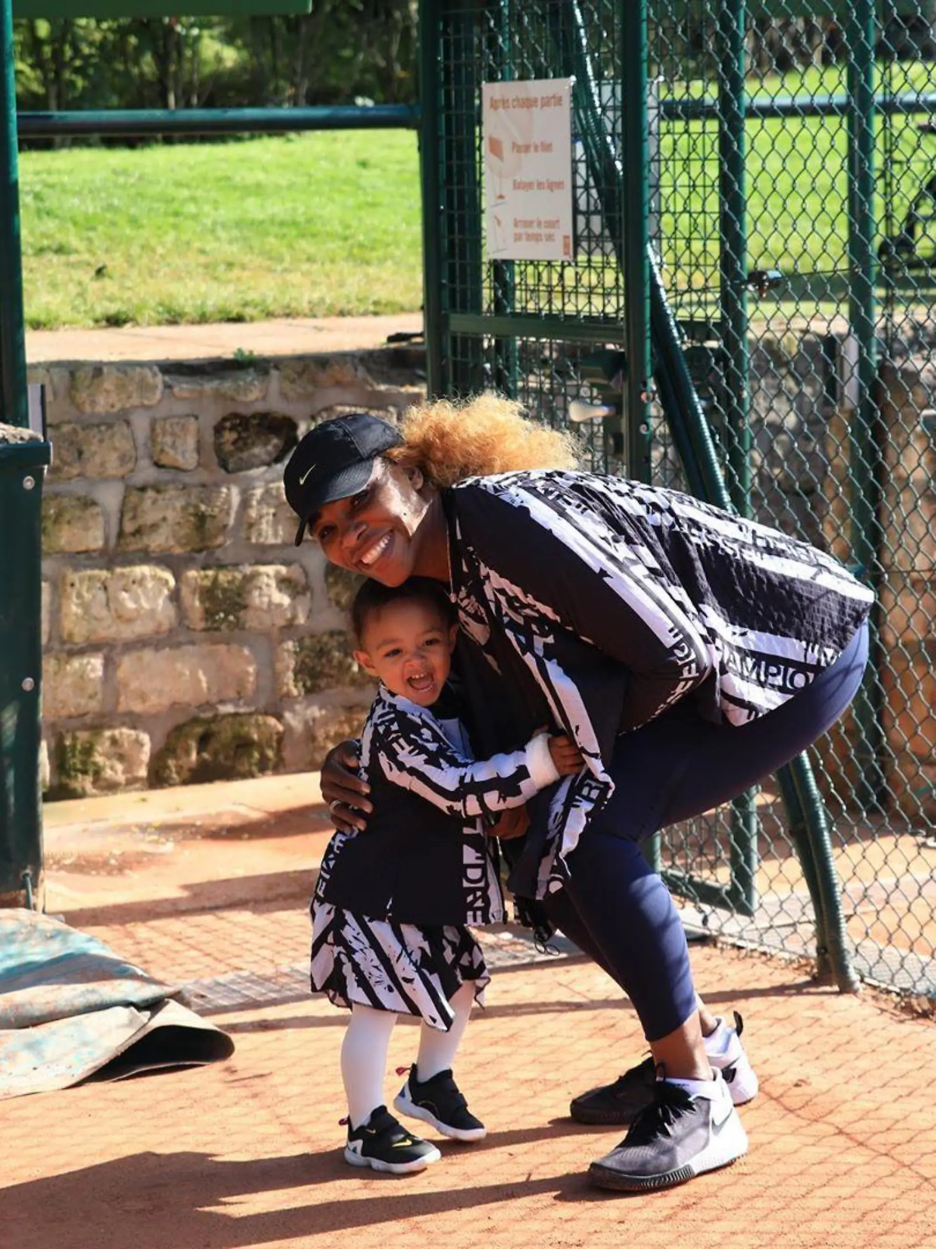 Serena Williams und ihre Tochter Alexis Olympia