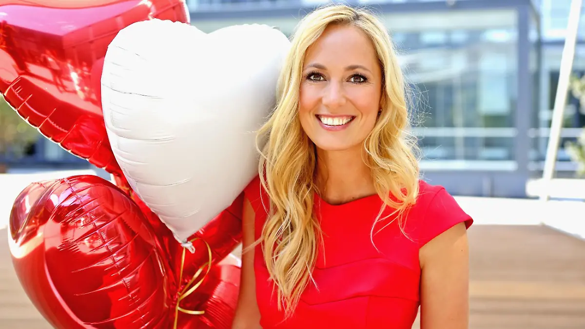 Moderatorin Angela Finger-Erben