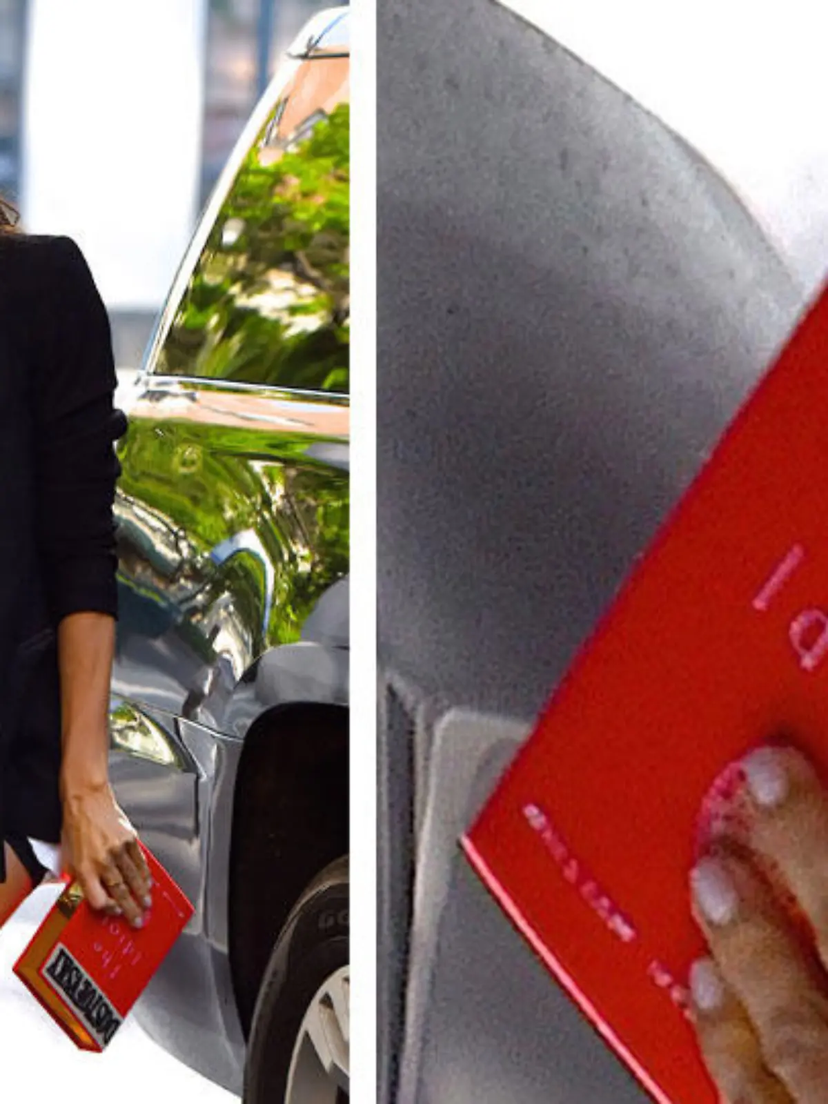 Irina Shayk in New York mit einer Buchtasche "The Idiot"