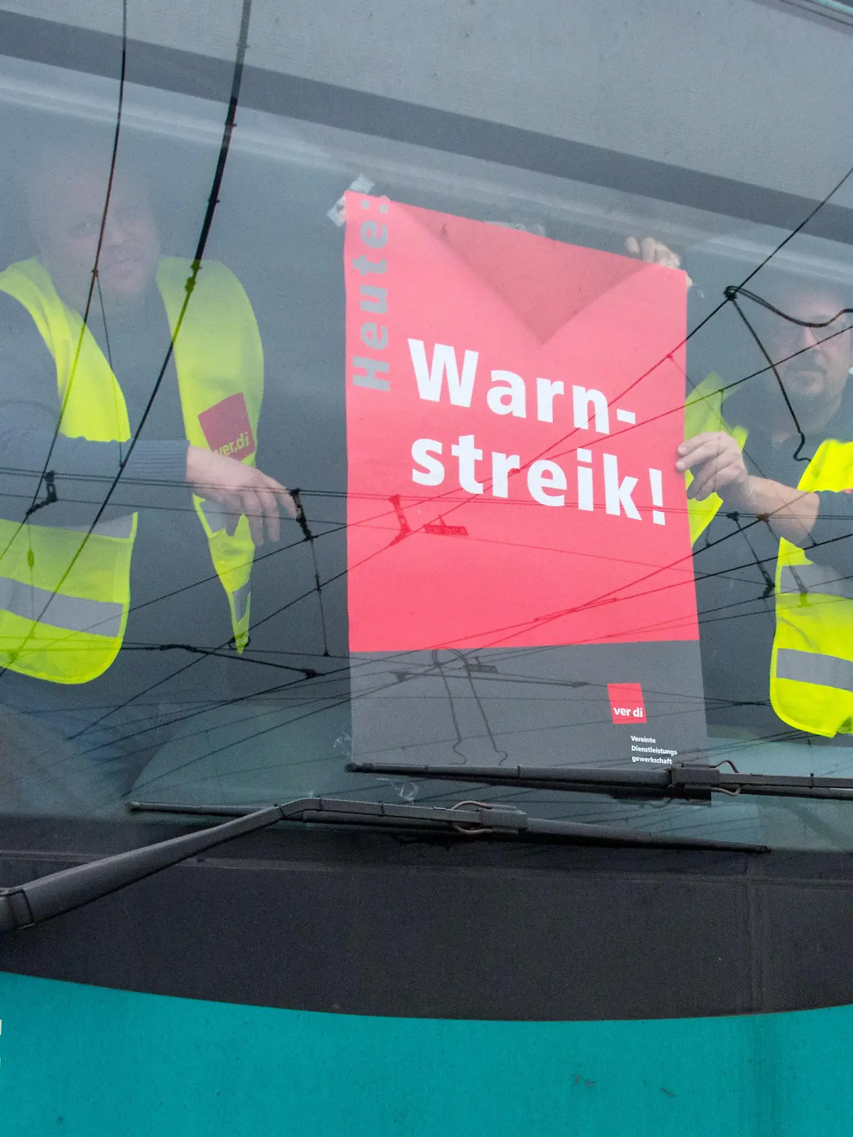 Frankfurt, 17. Febraur 2023, Die U-Bahnen stehen im Betriebshof beim Warnstreik im öffentlichen Nahverkehr in Frankfurt