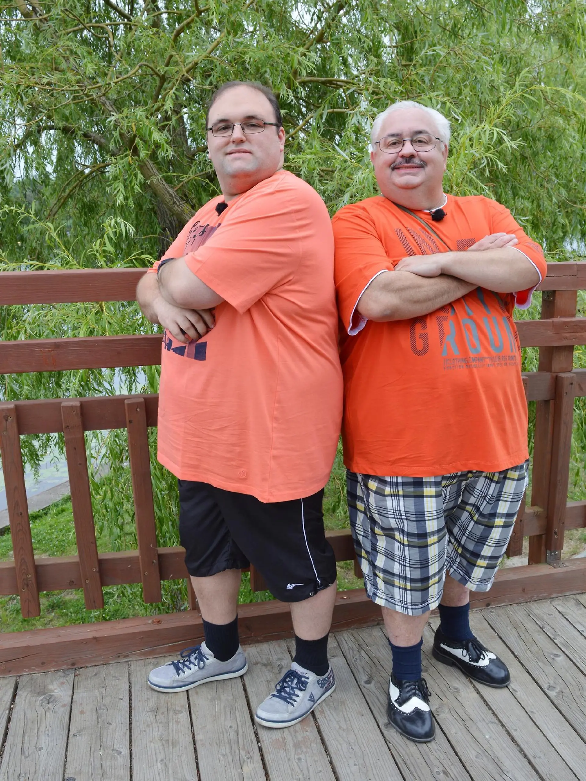 Ingo (24), Lehrlingsanwärter aus dem Rheinland und sein Vater Lutz.