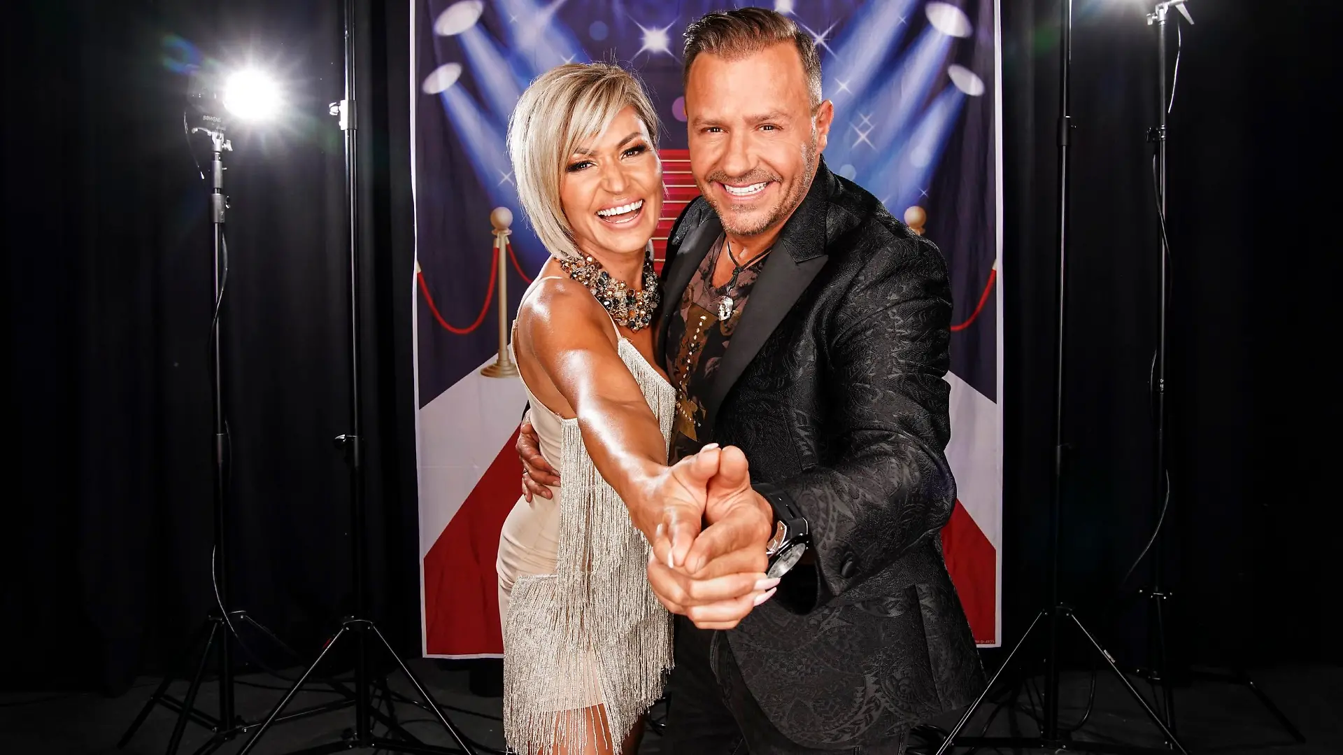 Sänger Willi Herren (43) und seine Ehefrau Jasmin Herren (40).