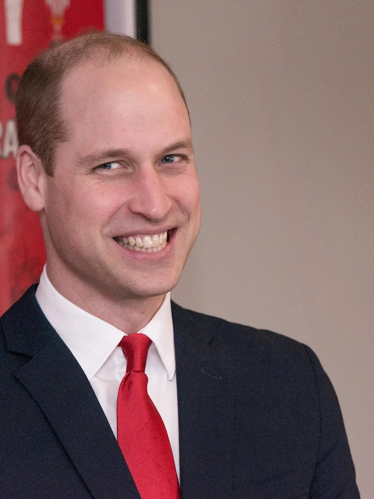 CARDIFF, WALES - MARCH 16:  Prince William, Duke of Cambridge officially opens Brains Brewery, before attending the Wales vs Ireland Six Nations Match on March 16, 2019 in Cardiff, Wales. The Duke of Cambridge is Patron of the Welsh Rugby Union (WRU). (Photo by Richard Stonehouse - WPA Pool/Getty Images)