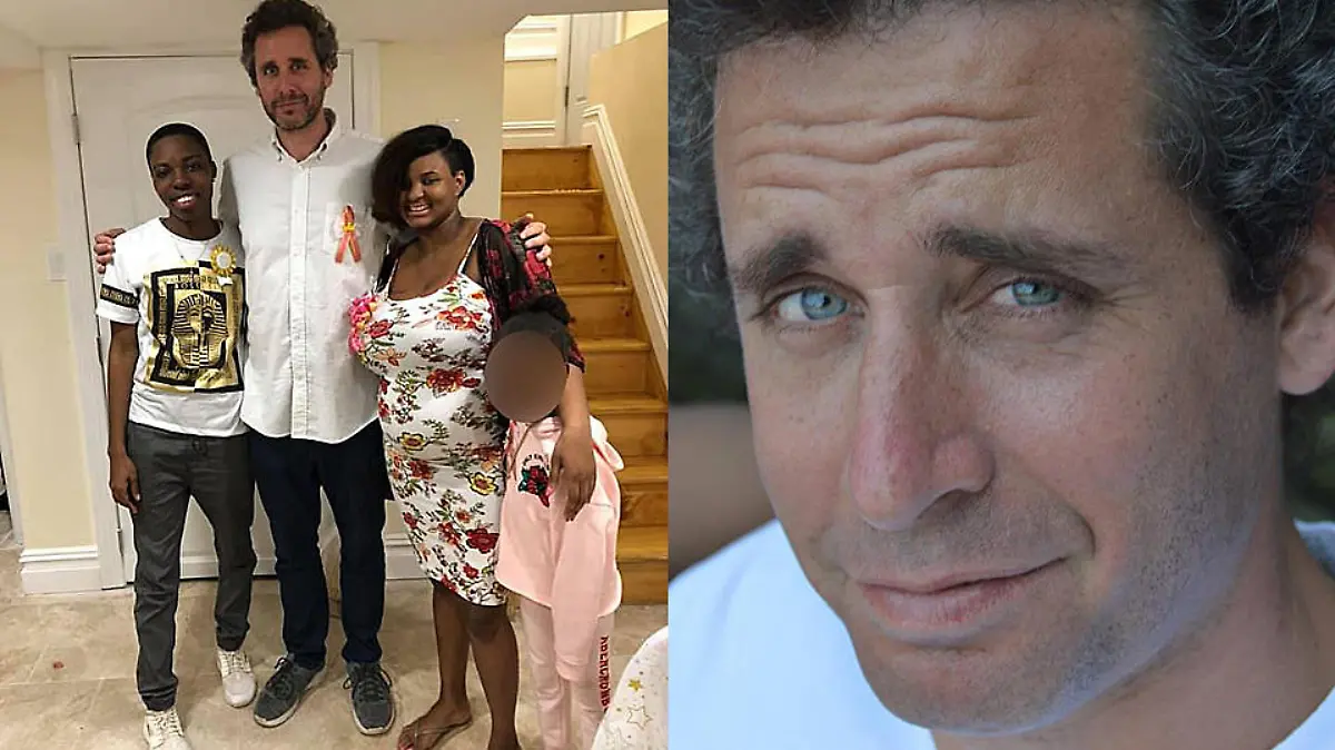 Ari Nagel mit Kaienja Garrick (rechts) und ihrer Partnerin Decontee Slobert (links).