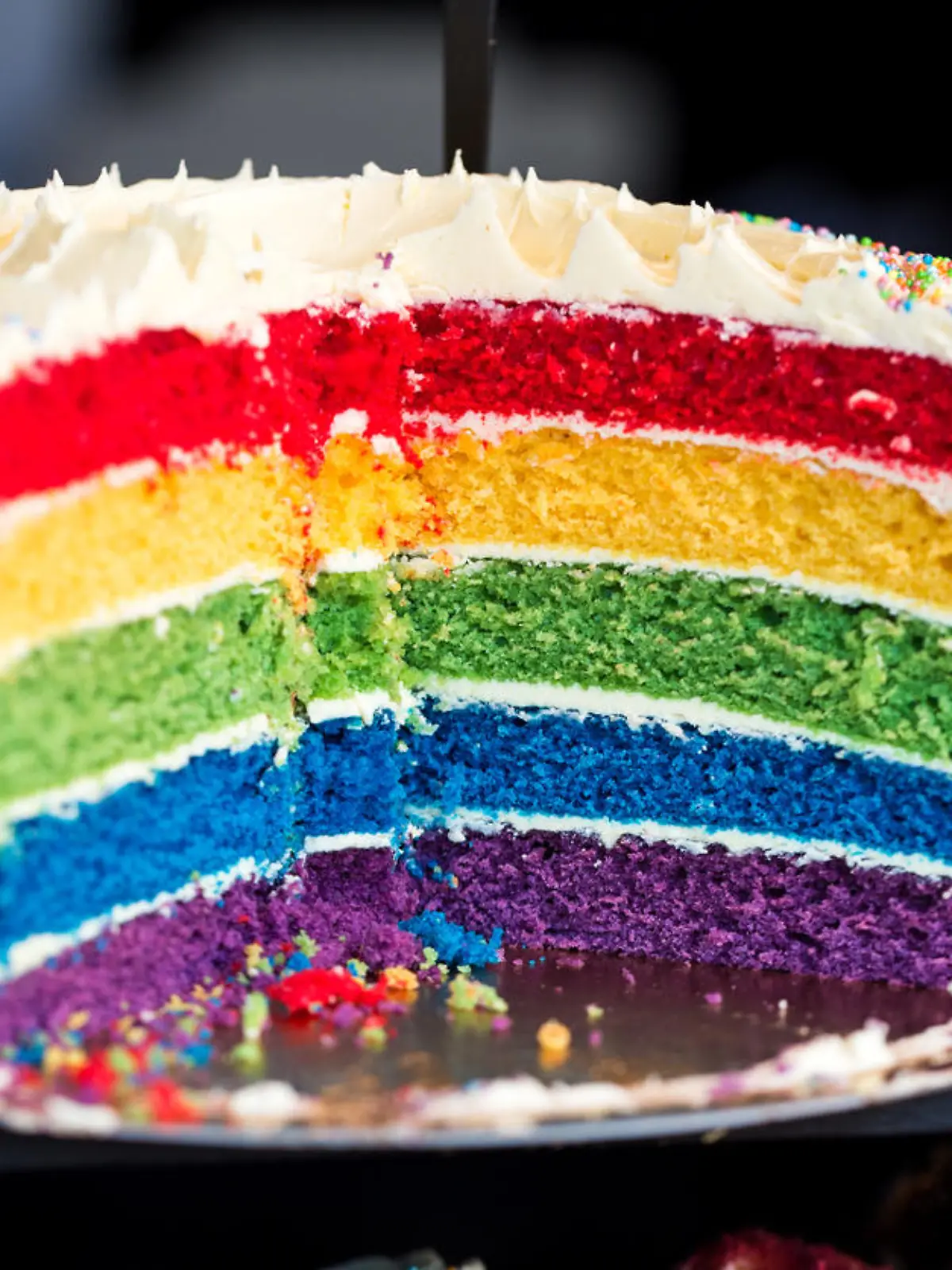 Regenbogenkuchen
