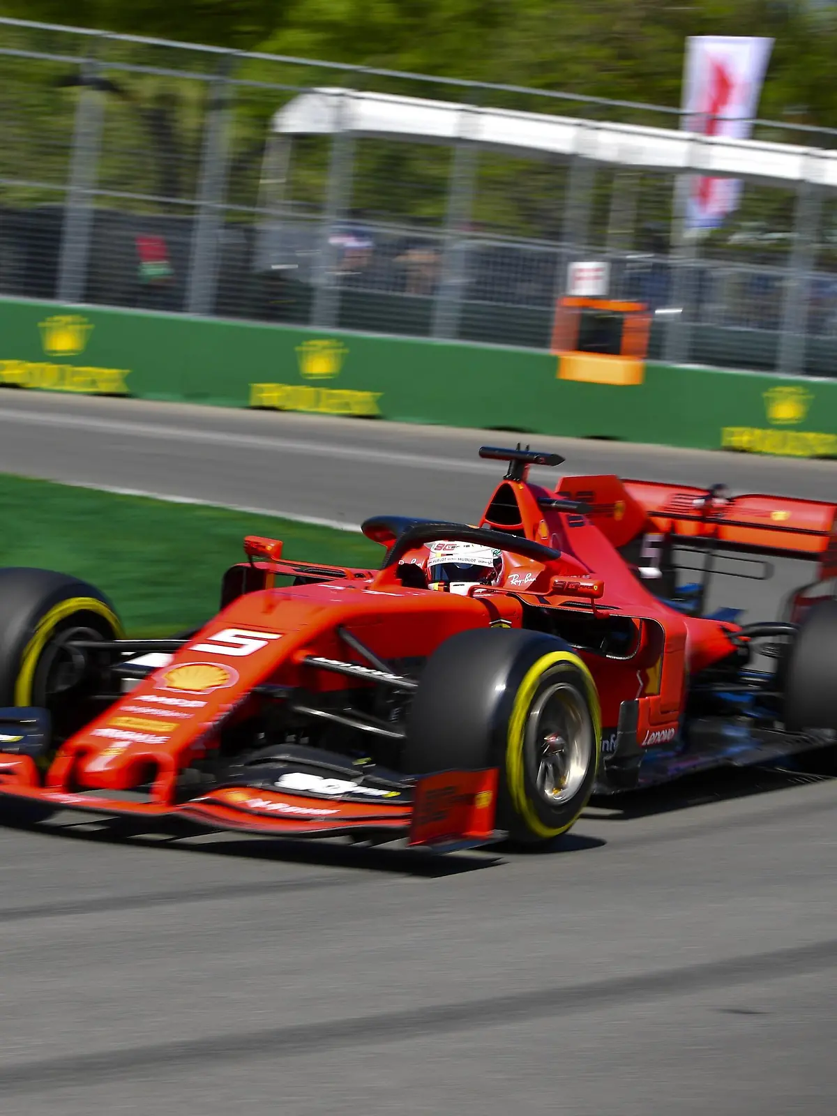 2019 Canadian GP CIRCUIT GILLES-VILLENEUVE, CANADA - JUNE 07: Sebastian Vettel, Ferrari SF90 during the Canadian GP at Circuit Gilles-Villeneuve on June 07, 2019 in Circuit Gilles-Villeneuve, Canada. (Photo by Simon Galloway / Sutton Images) Images) PUBLICATIONxINxGERxSUIxAUTxHUNxONLY SG2_4630  