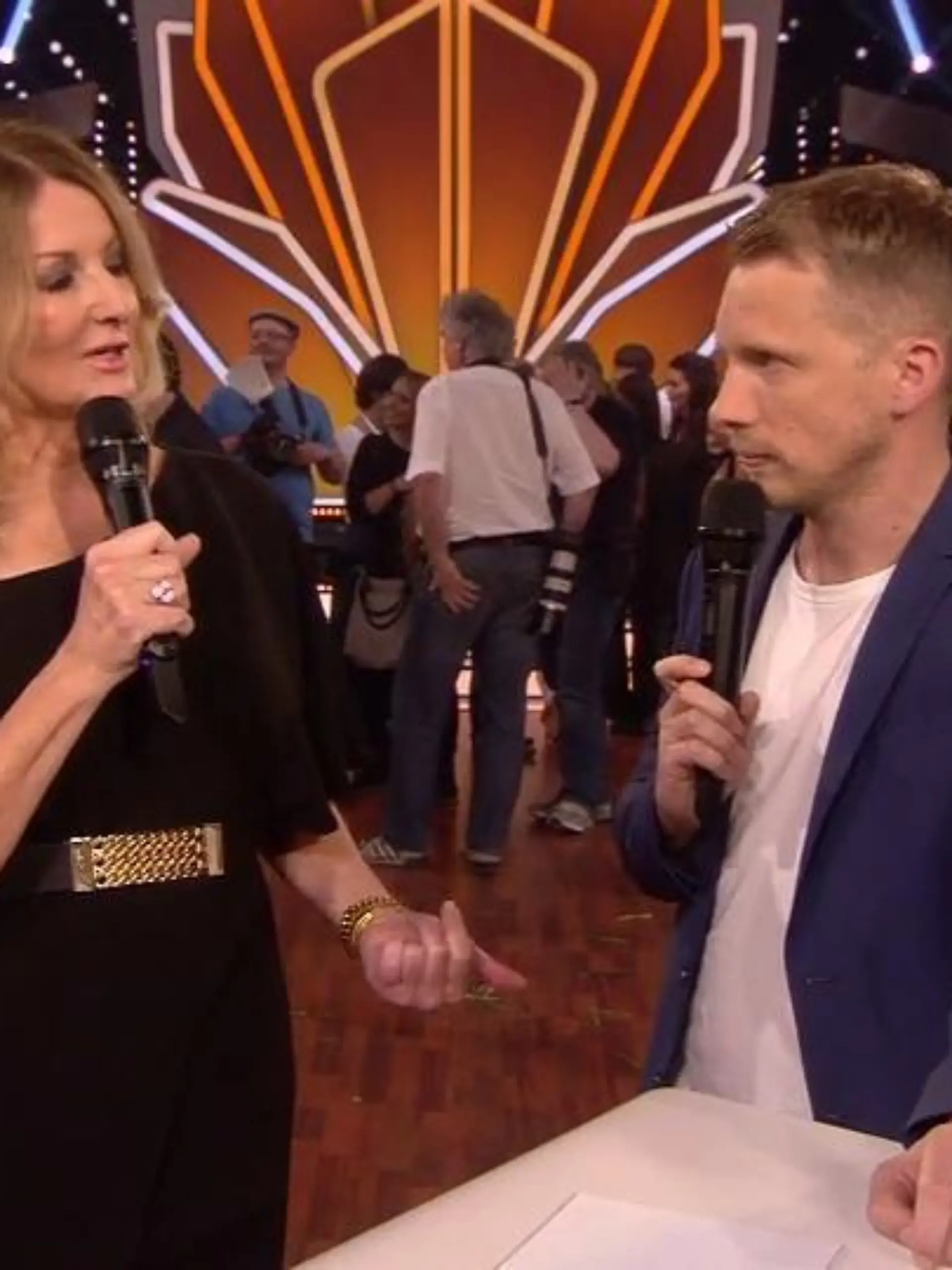 Frauke Ludowig und Oliver Pocher