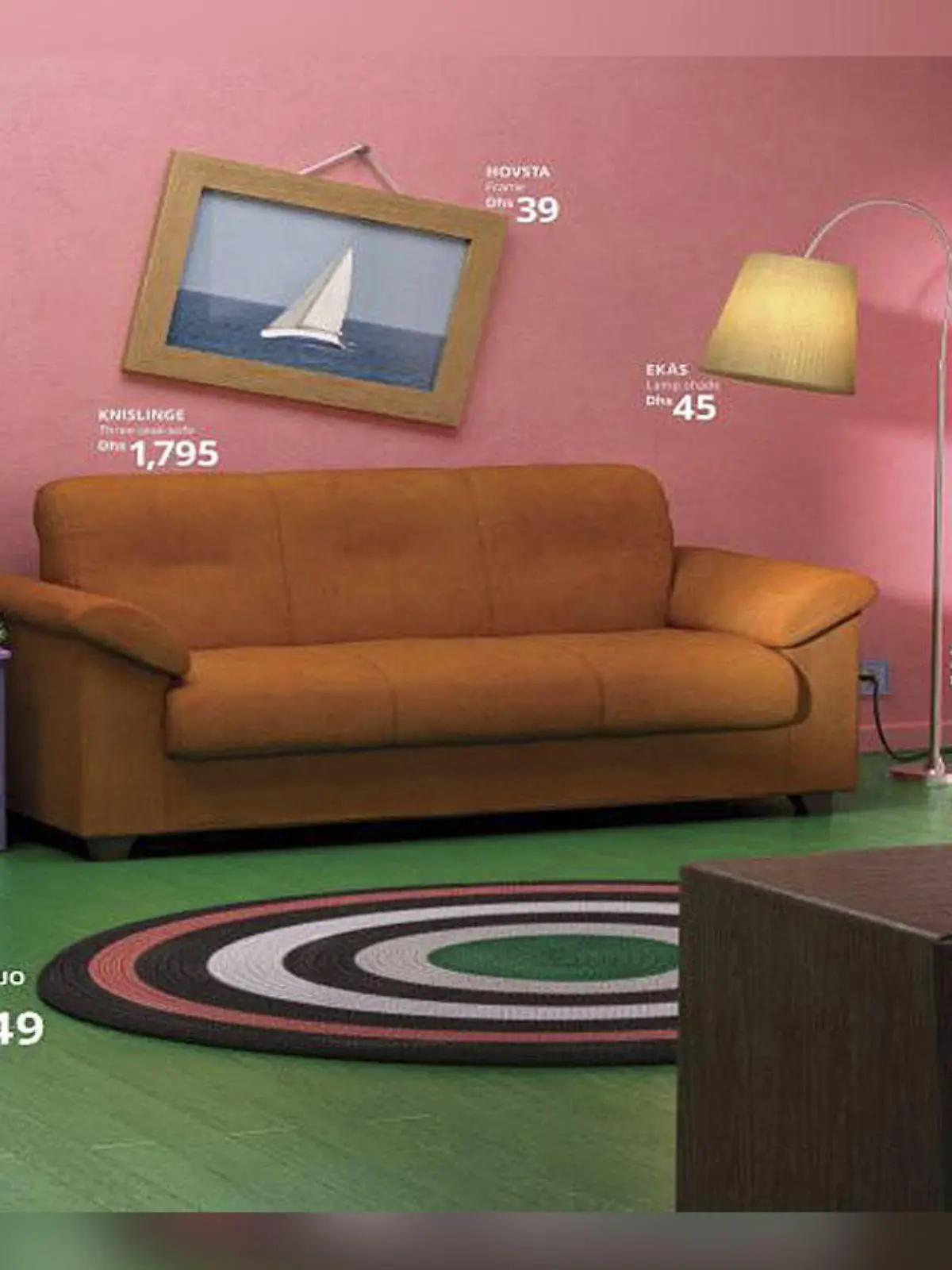 Simpsons-Wohnzimmer bei Ikea