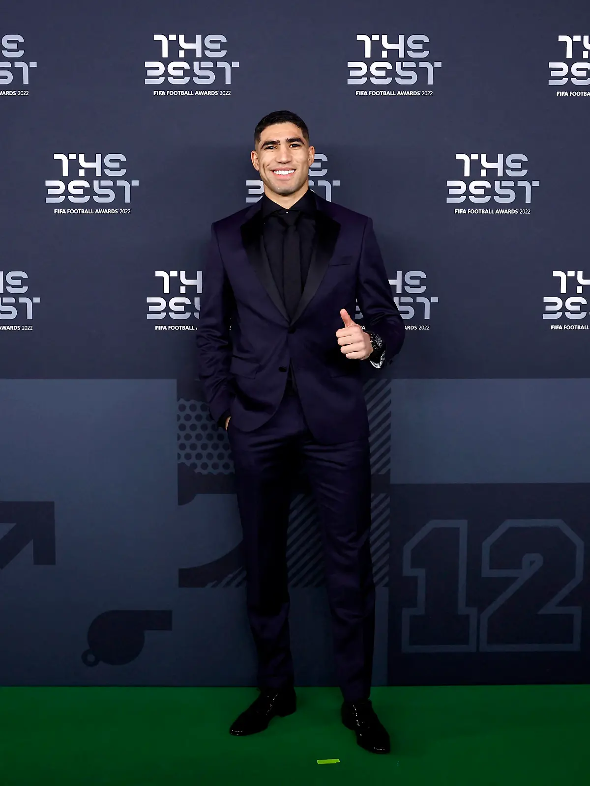 Soccer Football - The Best FIFA Football Awards - Salle Pleyel, Paris, France - February 27, 2023 Paris St Germain's Achraf Hakimi before the Best FIFA Football Awards REUTERS/Sarah Meyssonnier