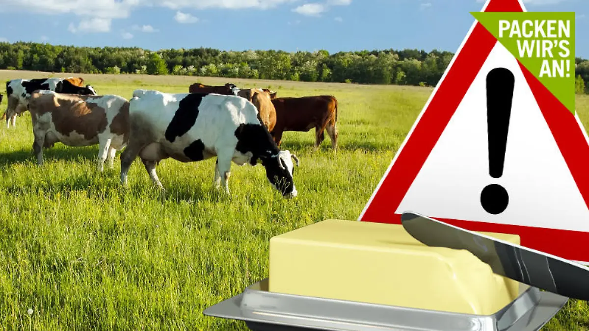 Butter ist ein Klimakiller