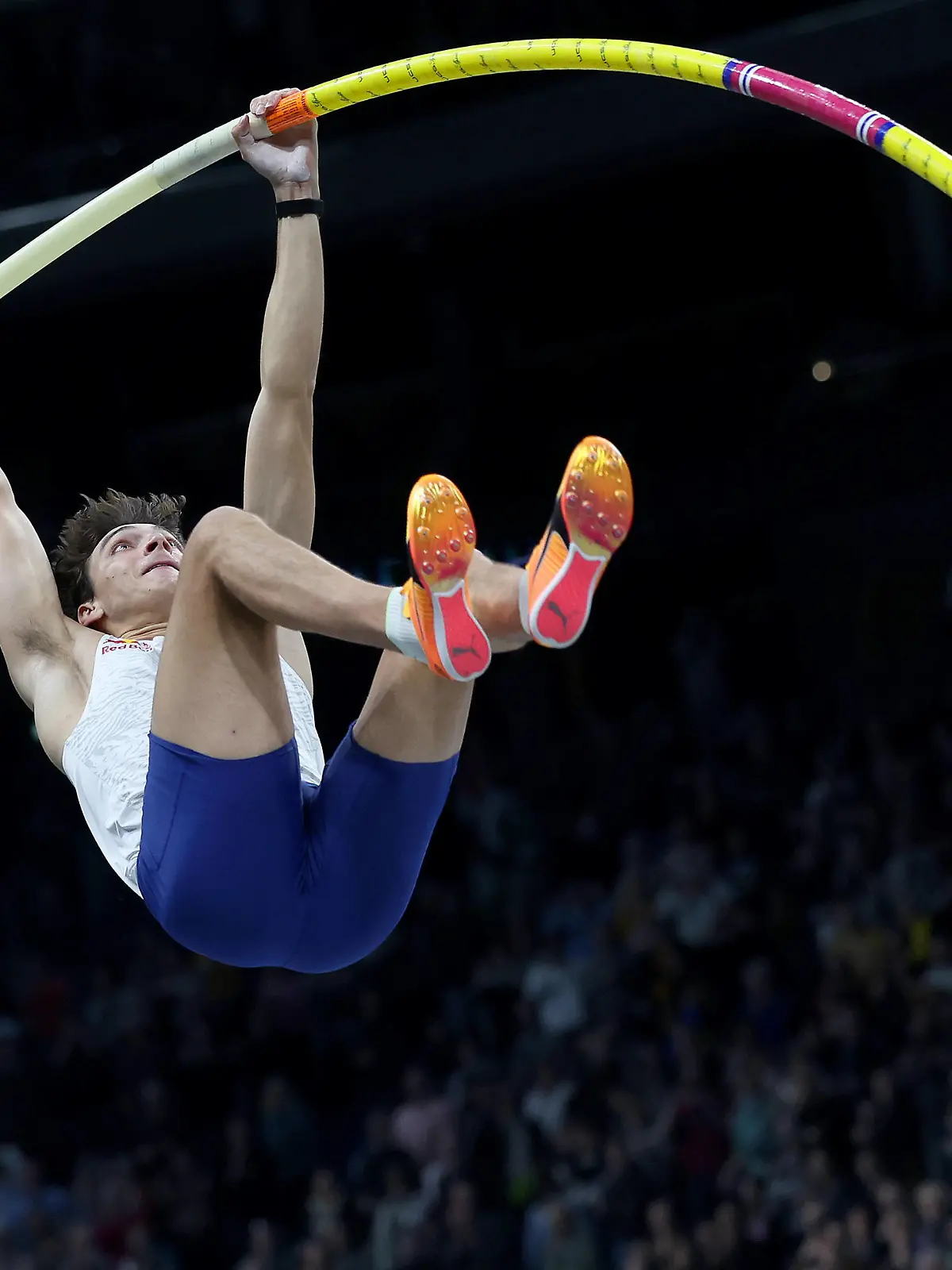 230210 Armand Duplantis of Sweden competes in Men s Pole Vault during the athletics gala ISTAF Berlin on February 10, 2023 in Berlin. Photo: Ronny Hartmann / BILDBYRAN / kod XY / XY0004 friidrott athletics friidrett diamond league bbeng Istaf Berlin *** 230210 Armand Duplantis of Sweden competes in Men s Pole Vault during the athletics gala ISTAF Berlin on February 10, 2023 in Berlin Photo Ronny Hartmann BILDBYRAN code XY XY0004 athletics athletics diamond league bbeng Istaf Berlin, PUBLICATIONxNOTxINxSWExNORxAUT Copyright: RonnyxHartmann BB230210ZI015