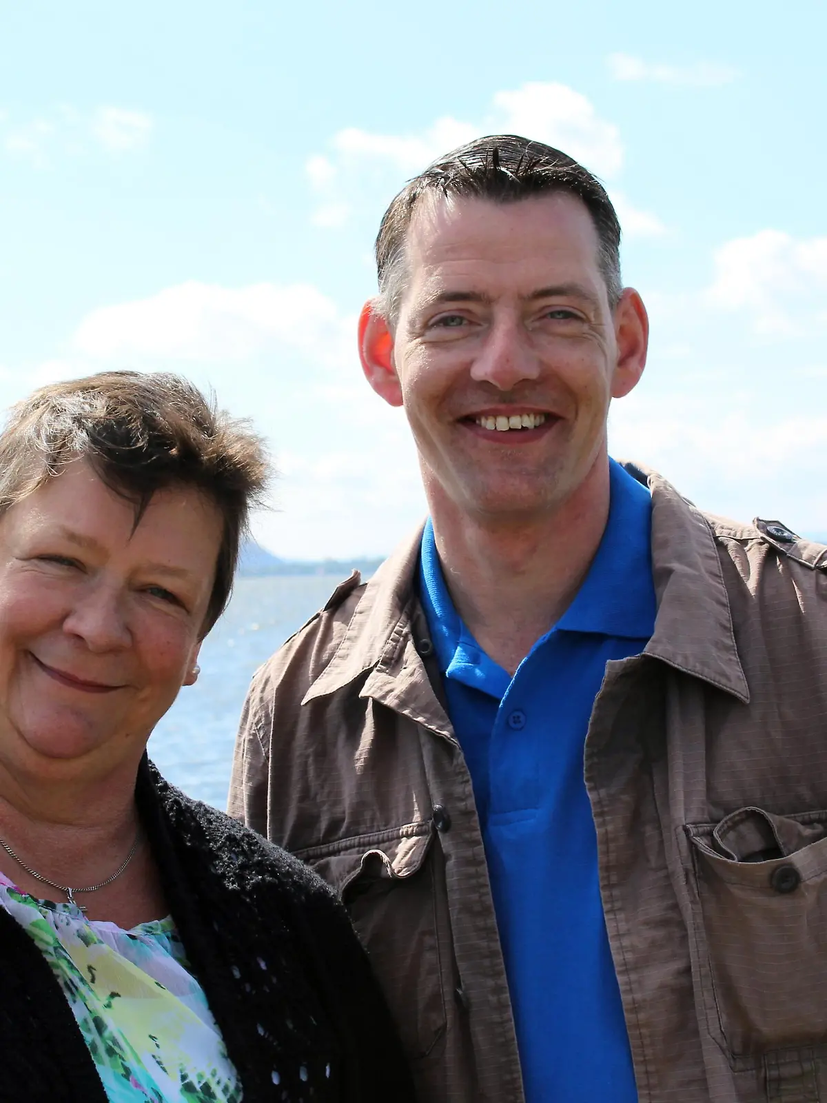 Kandidat Jan mit seiner Mutter Brigitte.