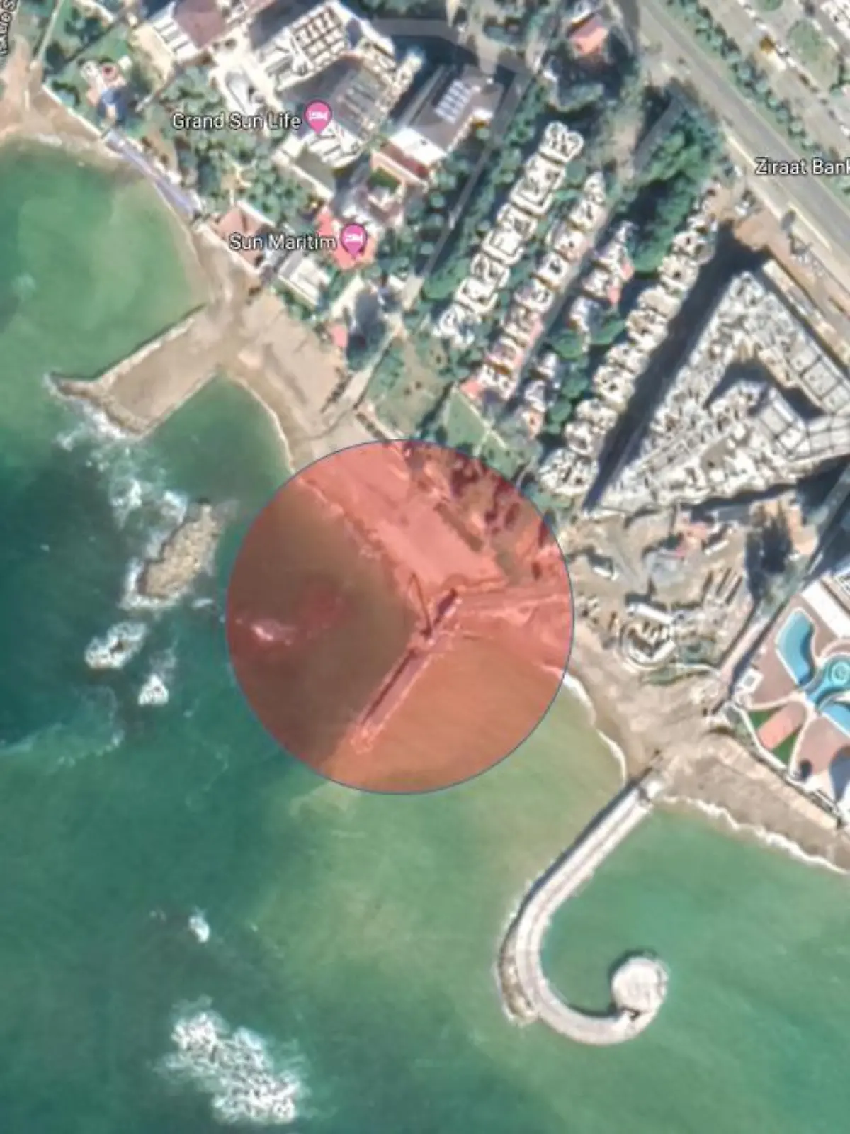 Um diesen Strandabschnitt handelt es sich.