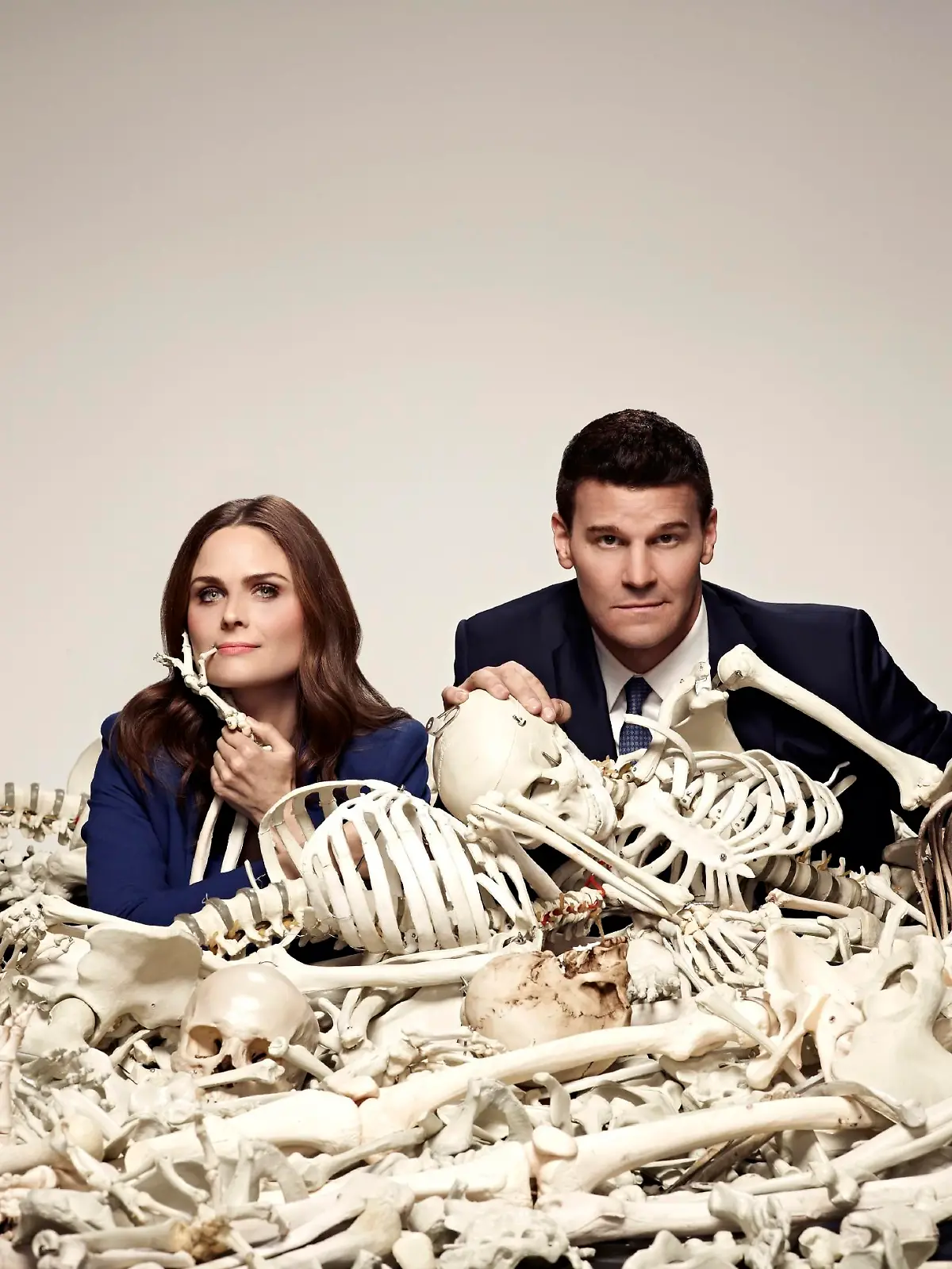 9. Staffel: Dr. Temperance 'Bones' Brennan (Emily Deschanel) und Special Agent Seeley Booth (David Boreanaz)