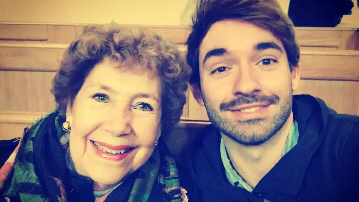 Daniel Küblböck mit seiner Großmutter Kerstin Elisabeth Kaiser