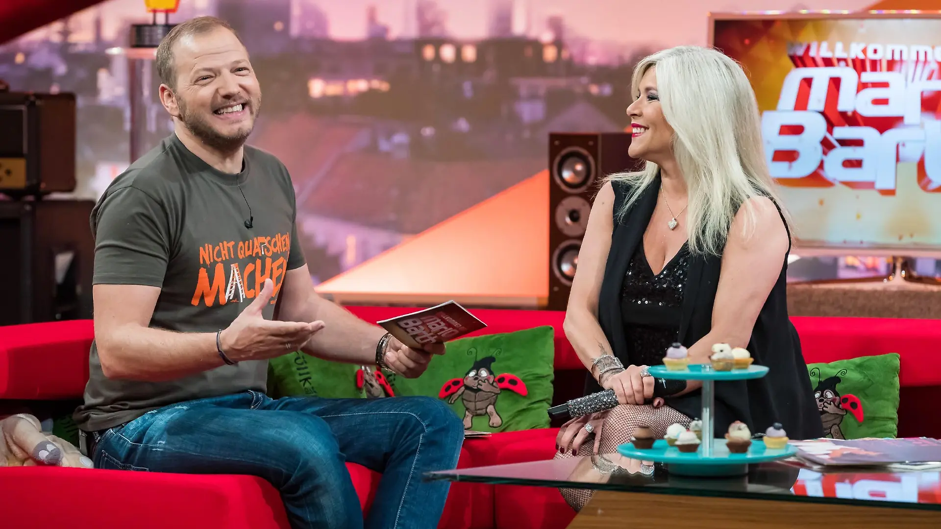 Gastgeber Mario Barth und Samantha Fox