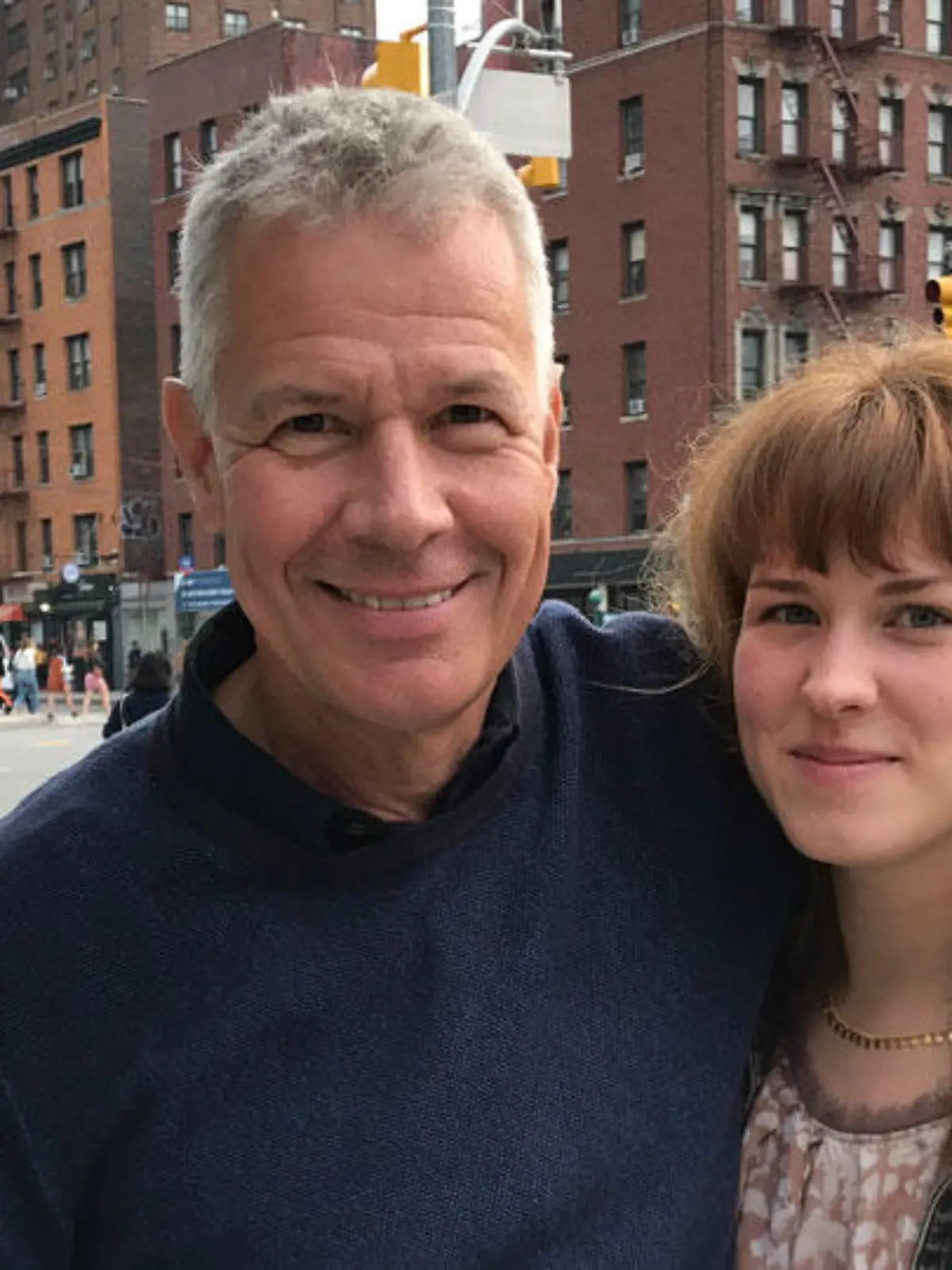 Peter Kloeppel und seine Tochter Geena