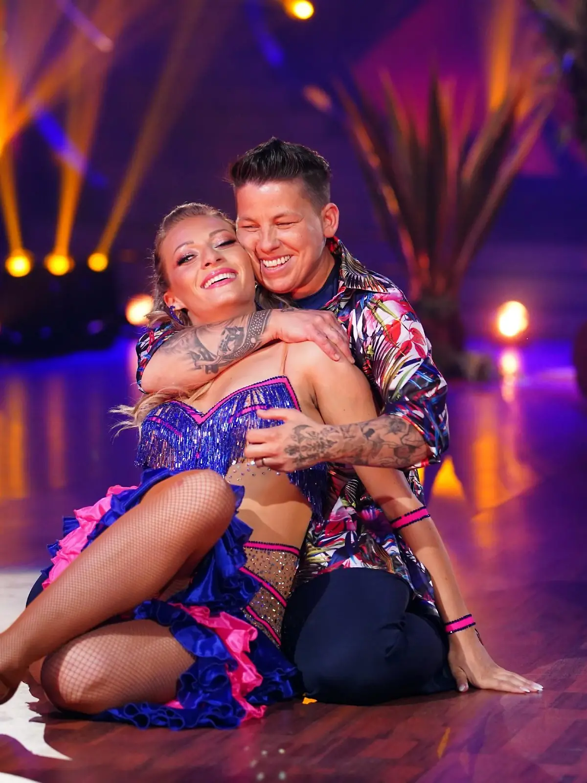 Kerstin Ott und Regina Luca bei "Let's Dance"